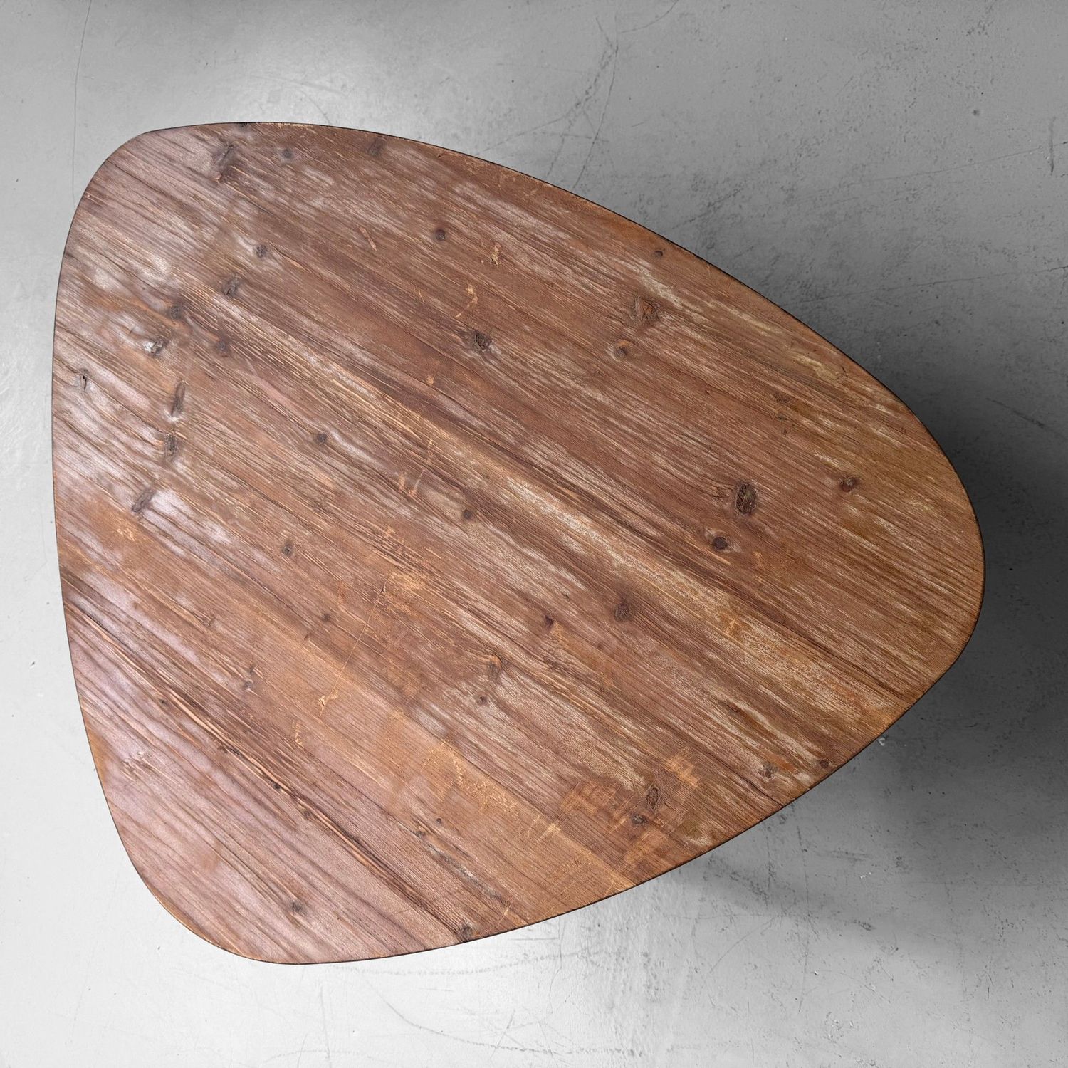 Vintage oude houten koffietafel