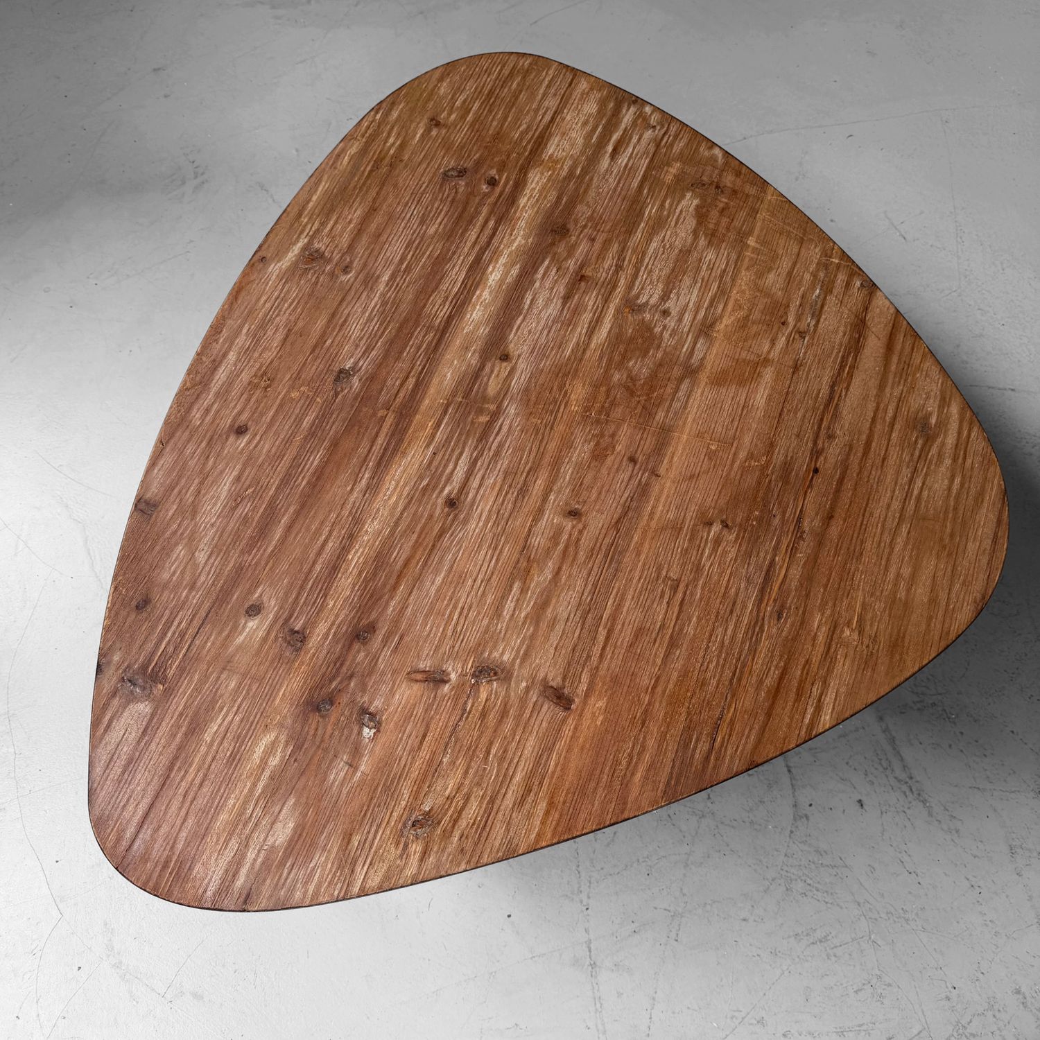 Vintage oude houten koffietafel