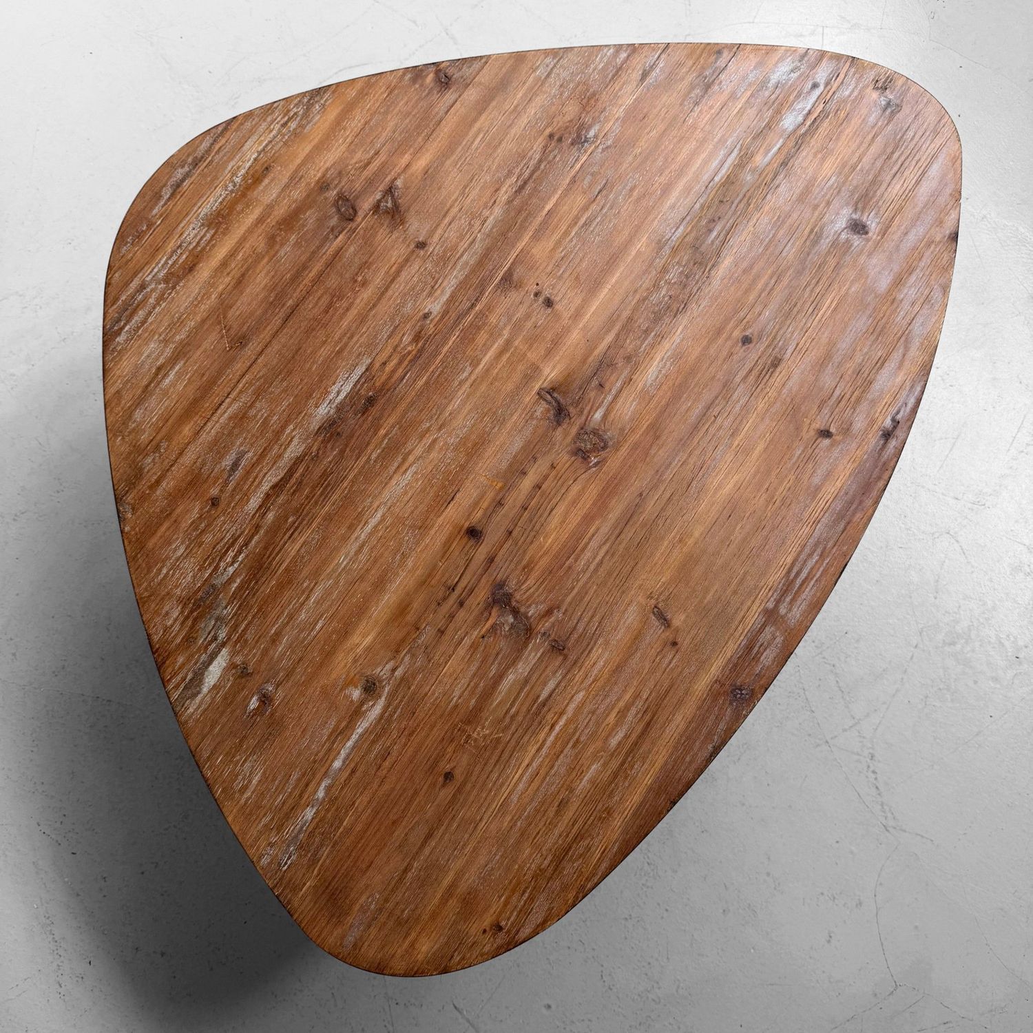 Vintage oude houten koffietafel