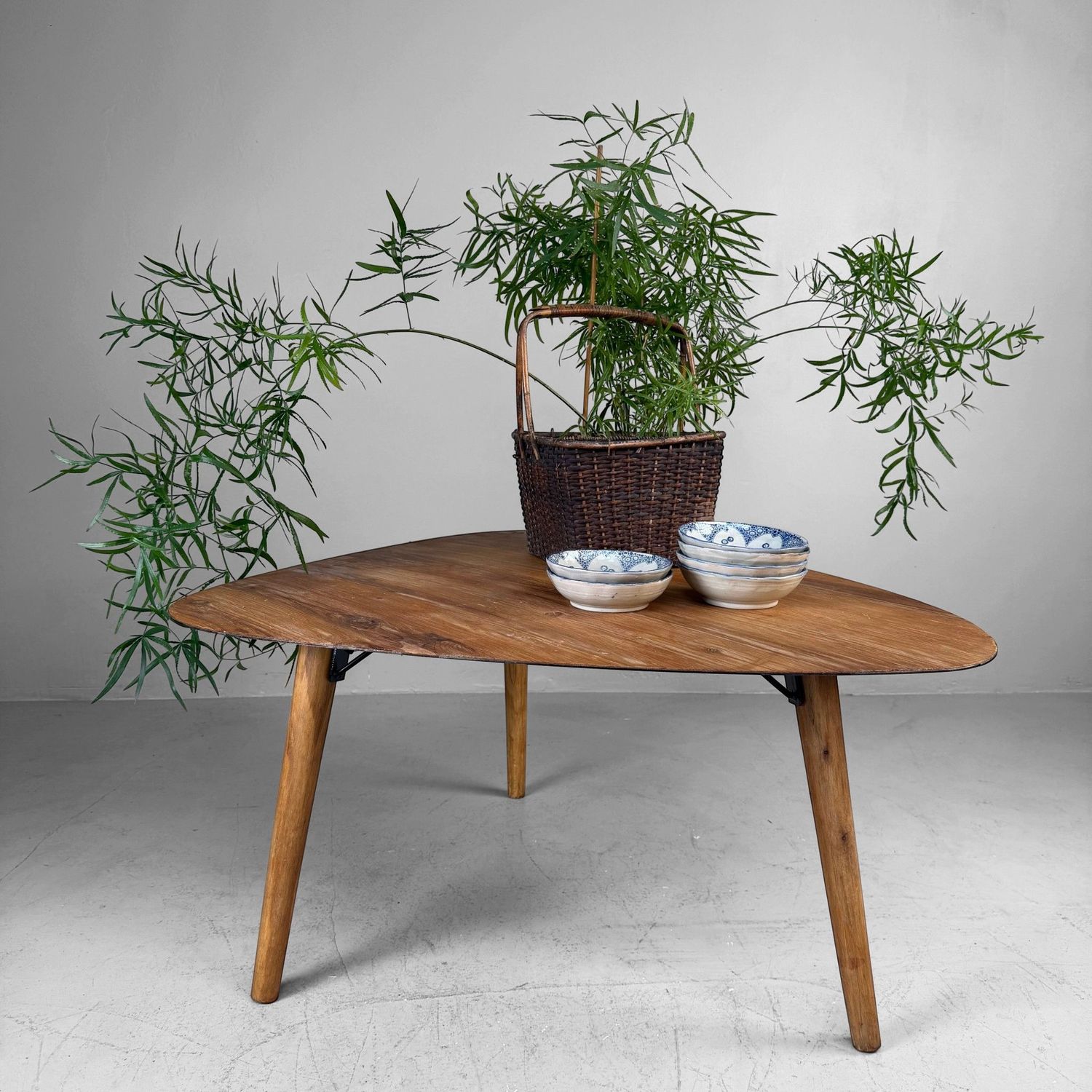 Organische Hedendaagse Retro Bijzettafel / Tuintafel