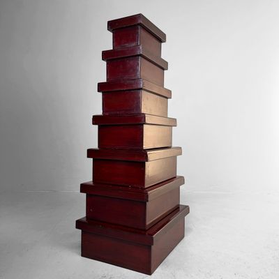 Set van 7 Japanse Kiridame Nestdozen, 1920s