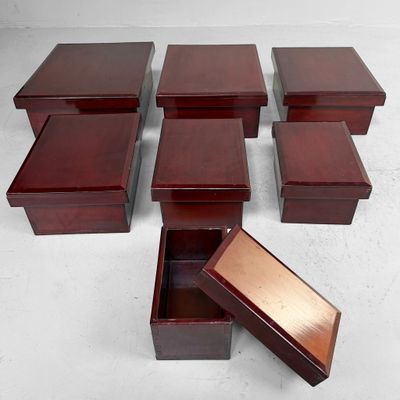 Set van 7 Japanse Kiridame Nestdozen, 1920s