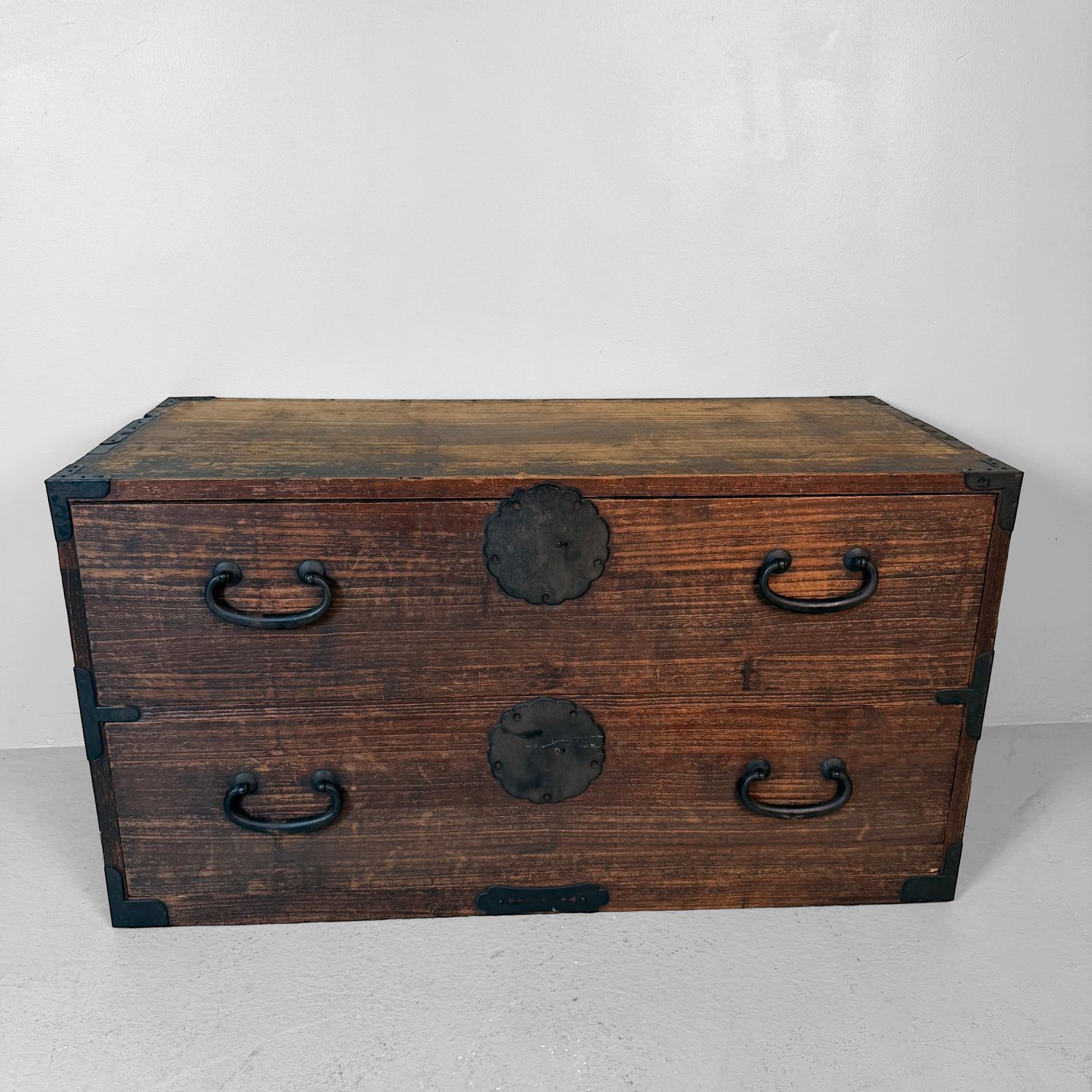 Antique Japanese Tansu Chest, Storage Cabinet, 1910s
