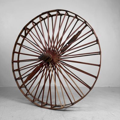 Decorative Japanese Ito-guruma Spinning Wheel, 1910–1920
