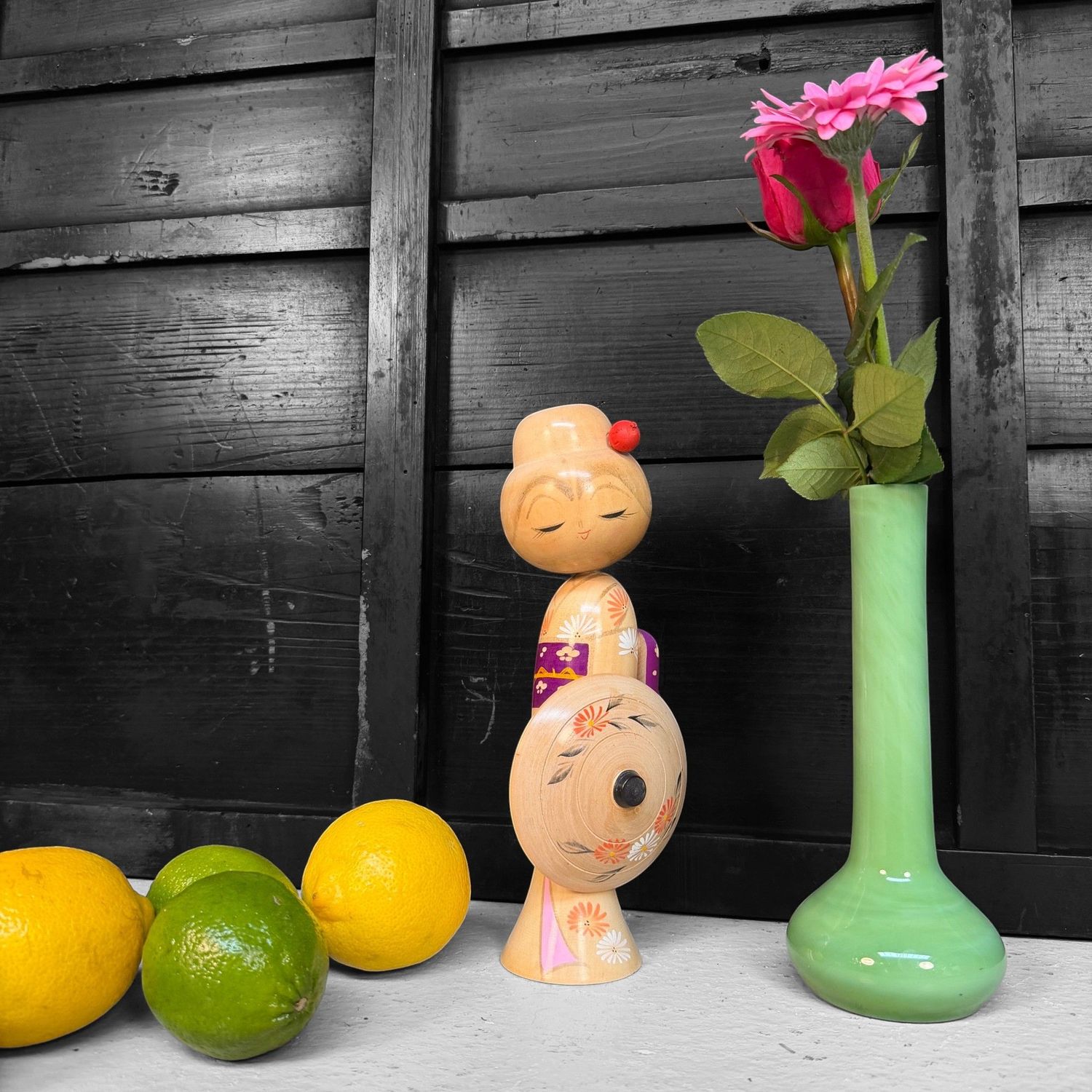 Sadao Kishi ‘Izu no Odoriko’ Kokeshi – 1970, Japan