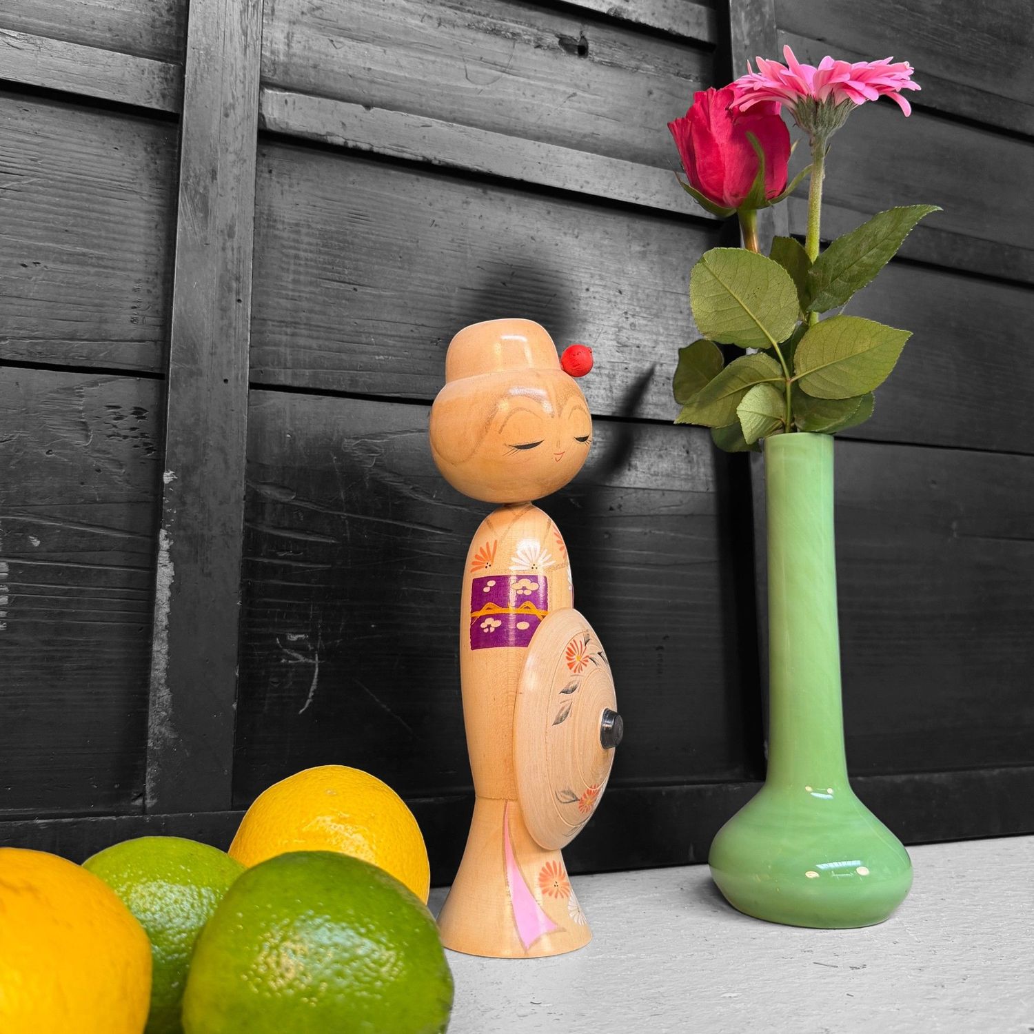 Sadao Kishi ‘Izu no Odoriko’ Kokeshi – 1970, Japan