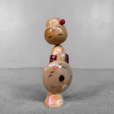 Sadao Kishi ‘Izu no Odoriko’ Kokeshi – 1970, Japan