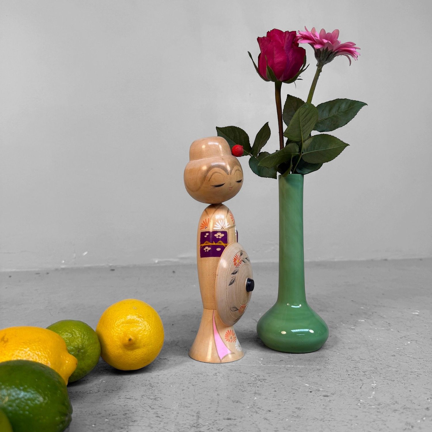Sadao Kishi ‘Izu no Odoriko’ Kokeshi – 1970, Japan