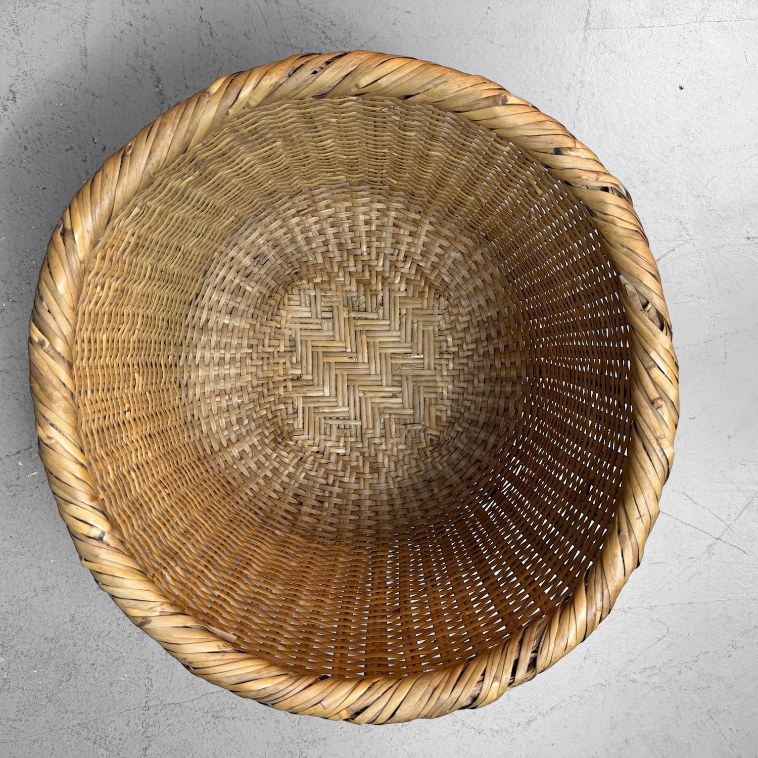 Set van 2 Japanse Traditionele Bamboe Manden, 1950–1960s