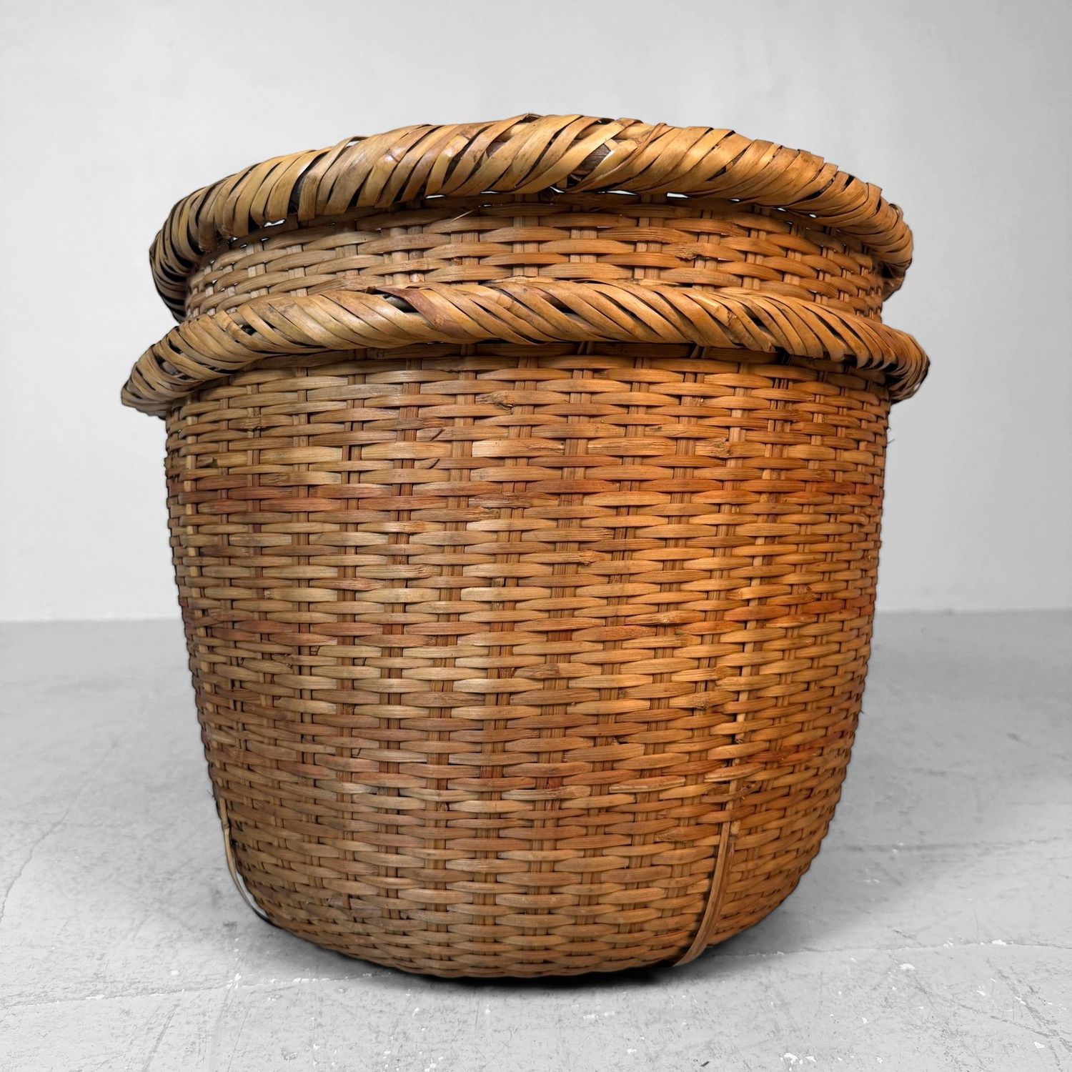 Set van 2 Japanse Traditionele Bamboe Manden, 1950–1960s