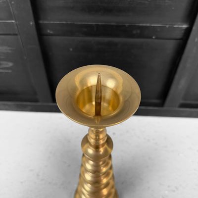 Set of 2 Japanese Shinto Altar Candlesticks, c. 1950