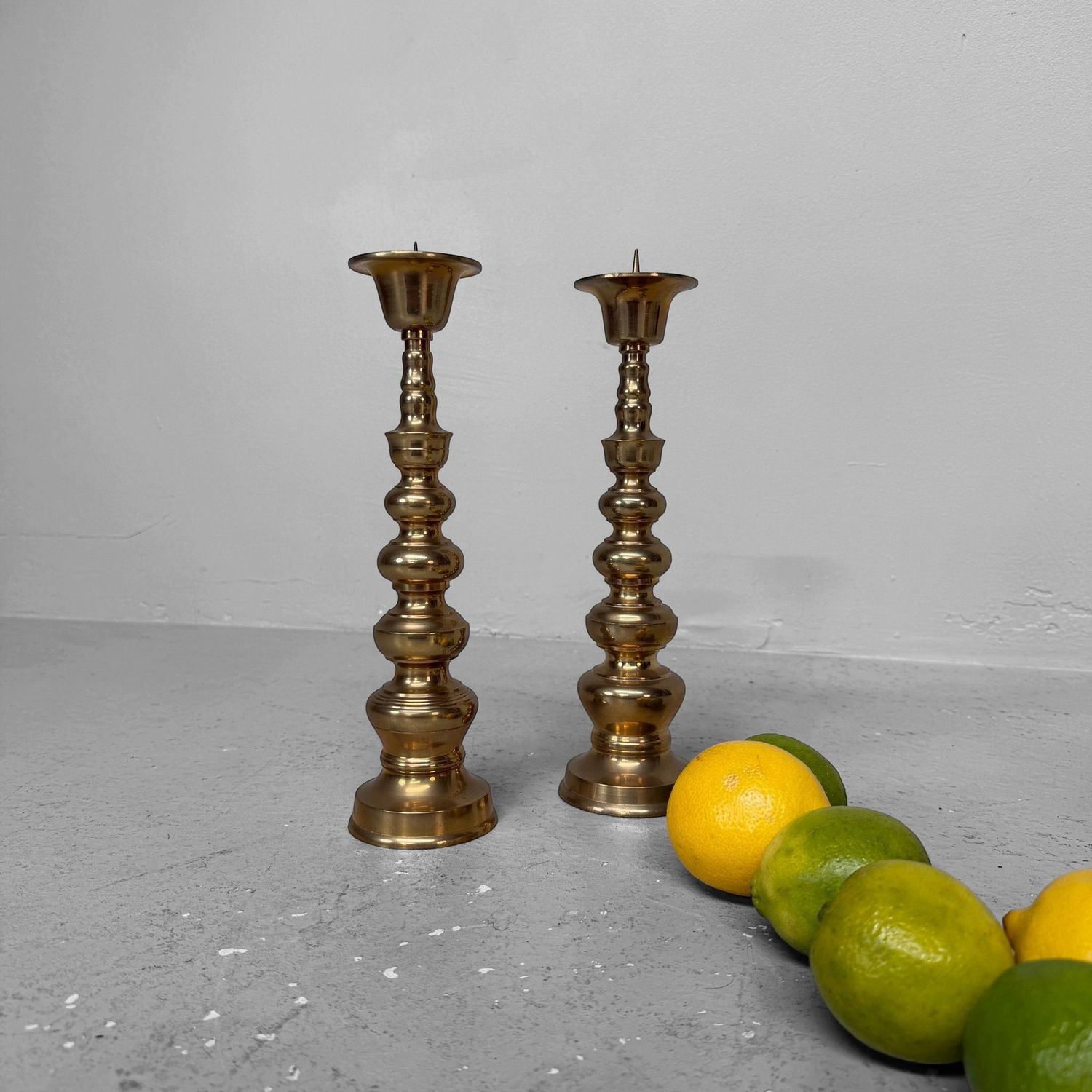 Set van 2 Japanse Shinto Altaarkandelaars, 1950