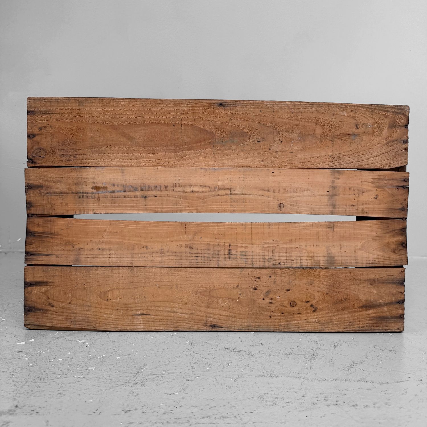 Japanese Wooden Crate, Miyagi Fisheries, 1950s