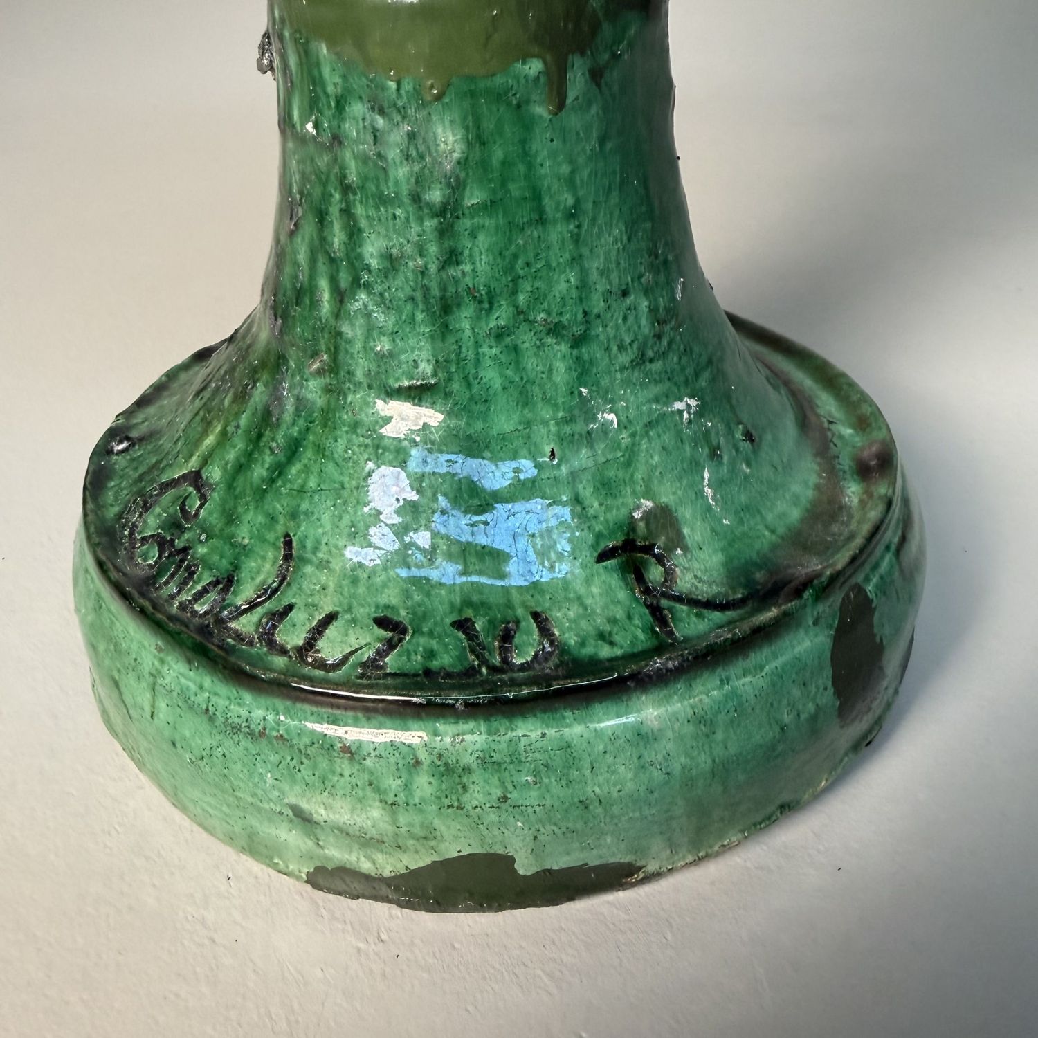 Ceramic Plant Stand by Rocco Condurso – 1970s-1980s, Italy