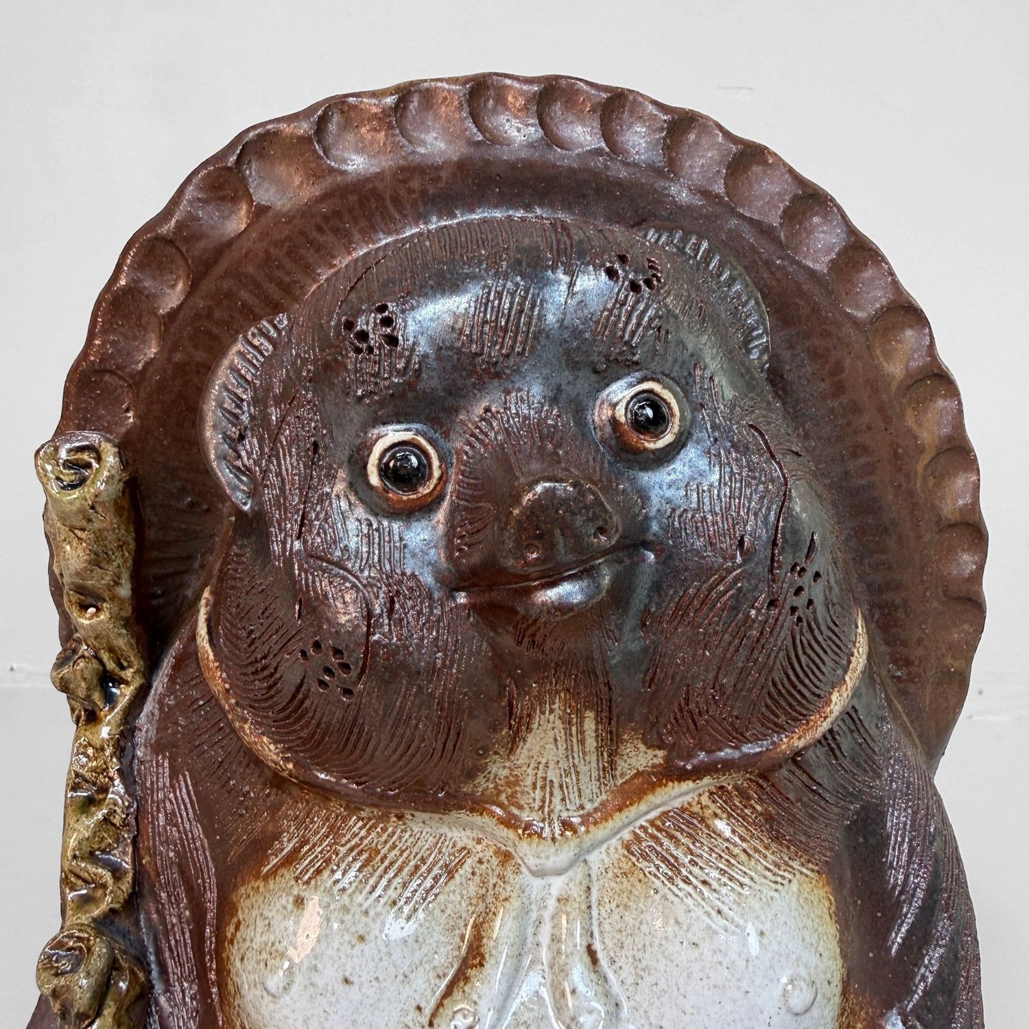Decorative Tanuki Figure, Shigaraki, Japan, 1970s