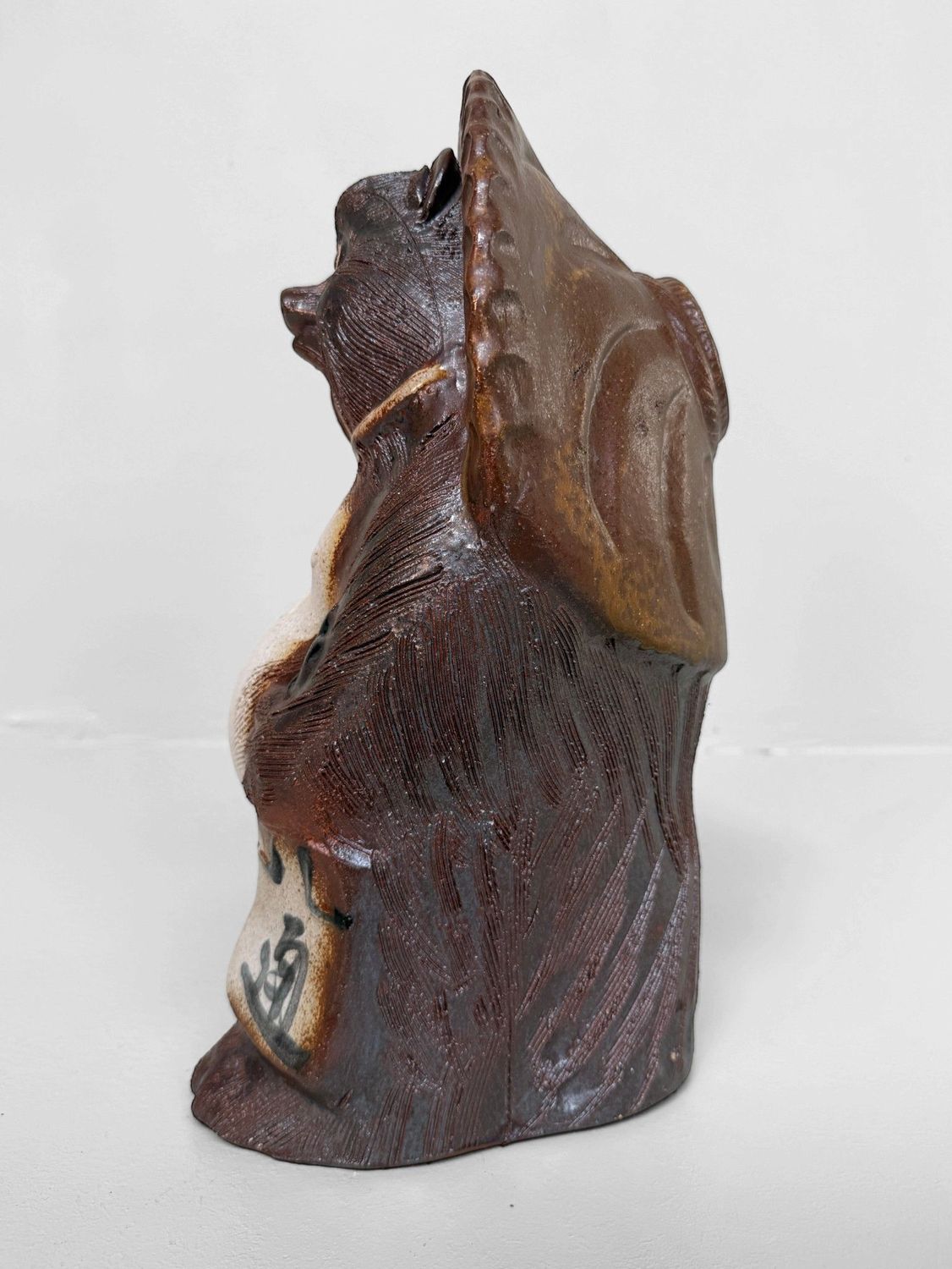 Decorative Tanuki Figure, Shigaraki, Japan, 1970s