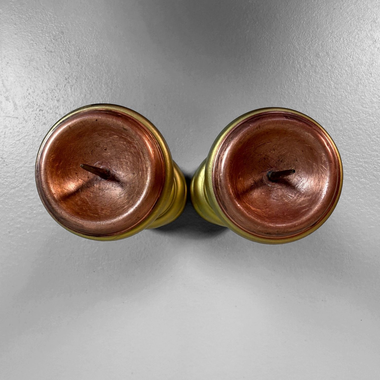 Set of Japanese Buddhist Altar Candlesticks, circa 1980