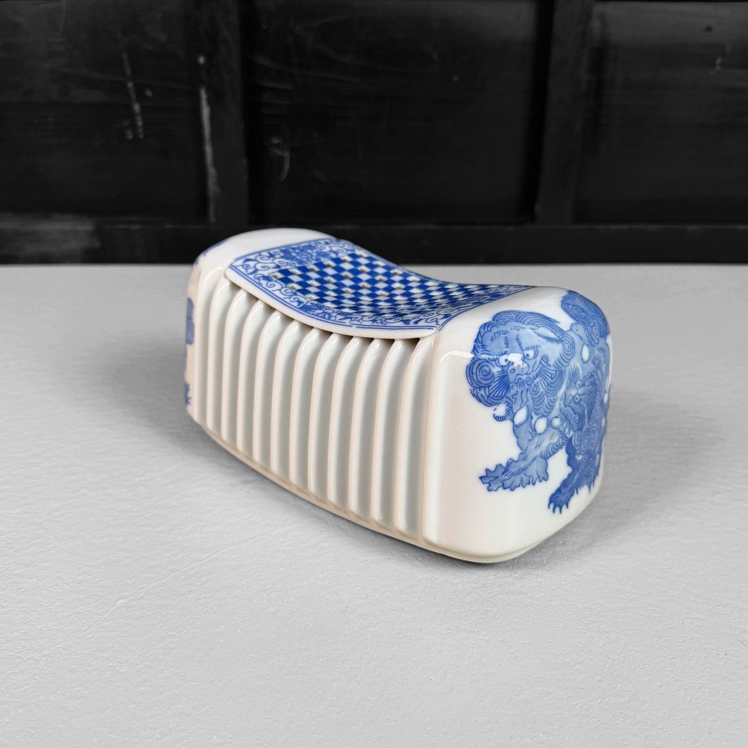Japanese Ceramic Makura Pillow, circa 1950