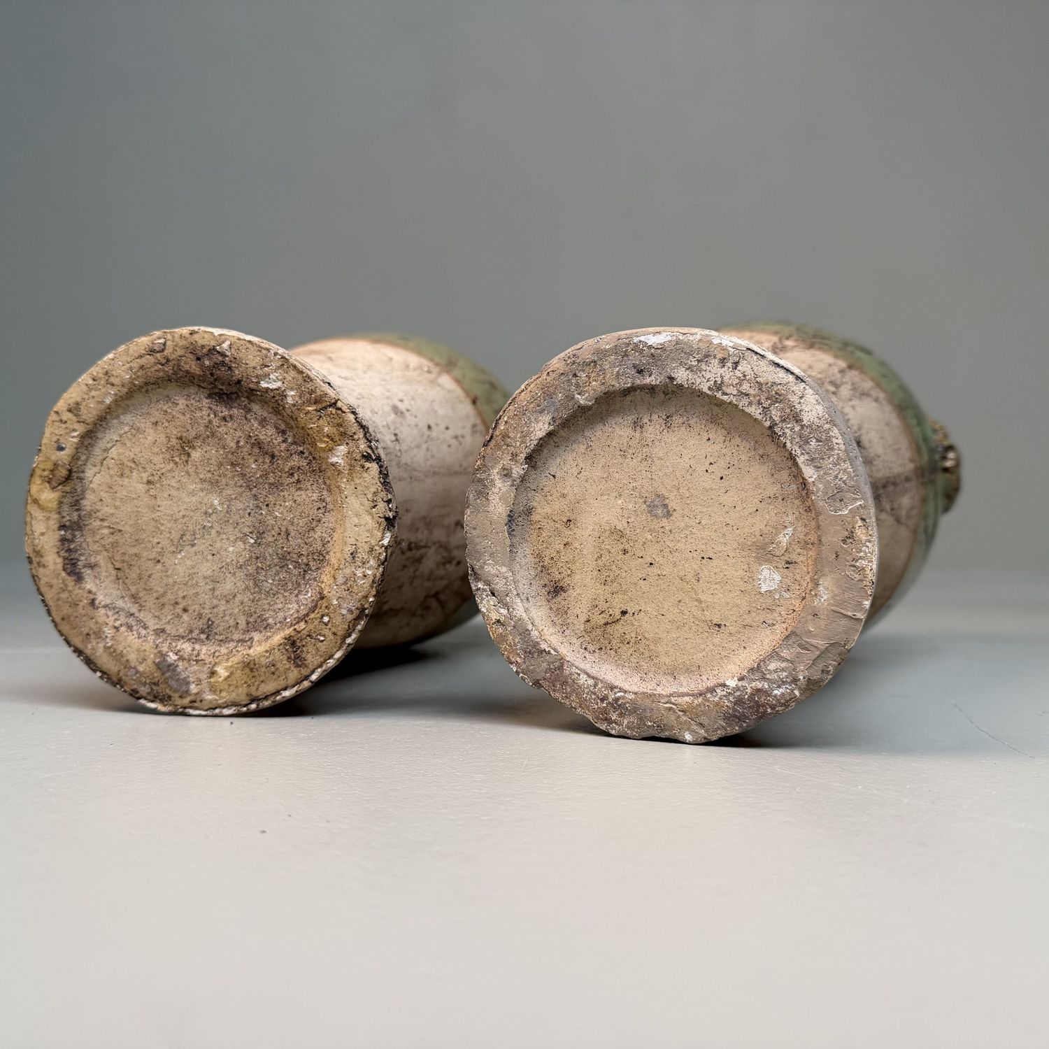 Pair of Vintage Ceramic Vases – 1950s, Calabria, Italy