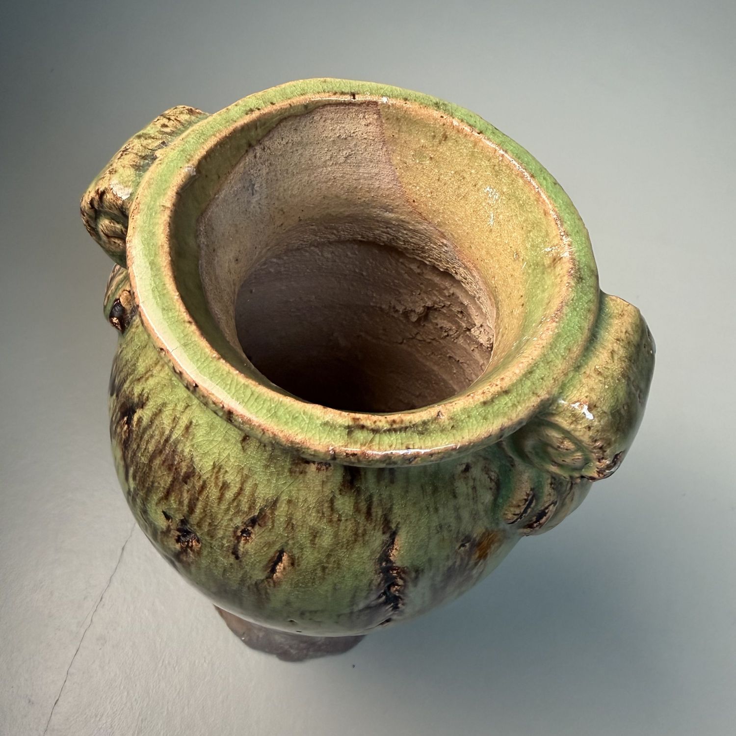 Pair of Vintage Ceramic Vases – 1950s, Calabria, Italy