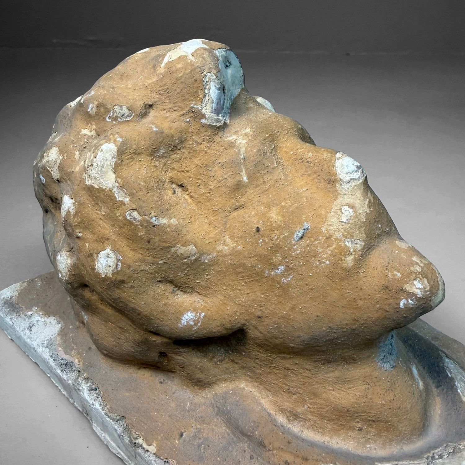 Historic Architectural Ornament with Male Head, c. 1900, Kingdom of Hungary
