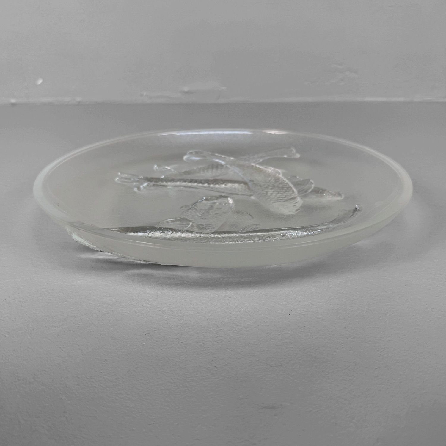 Glass Koi Bowl by Ace Glass Tokyo, circa 1970, Japan