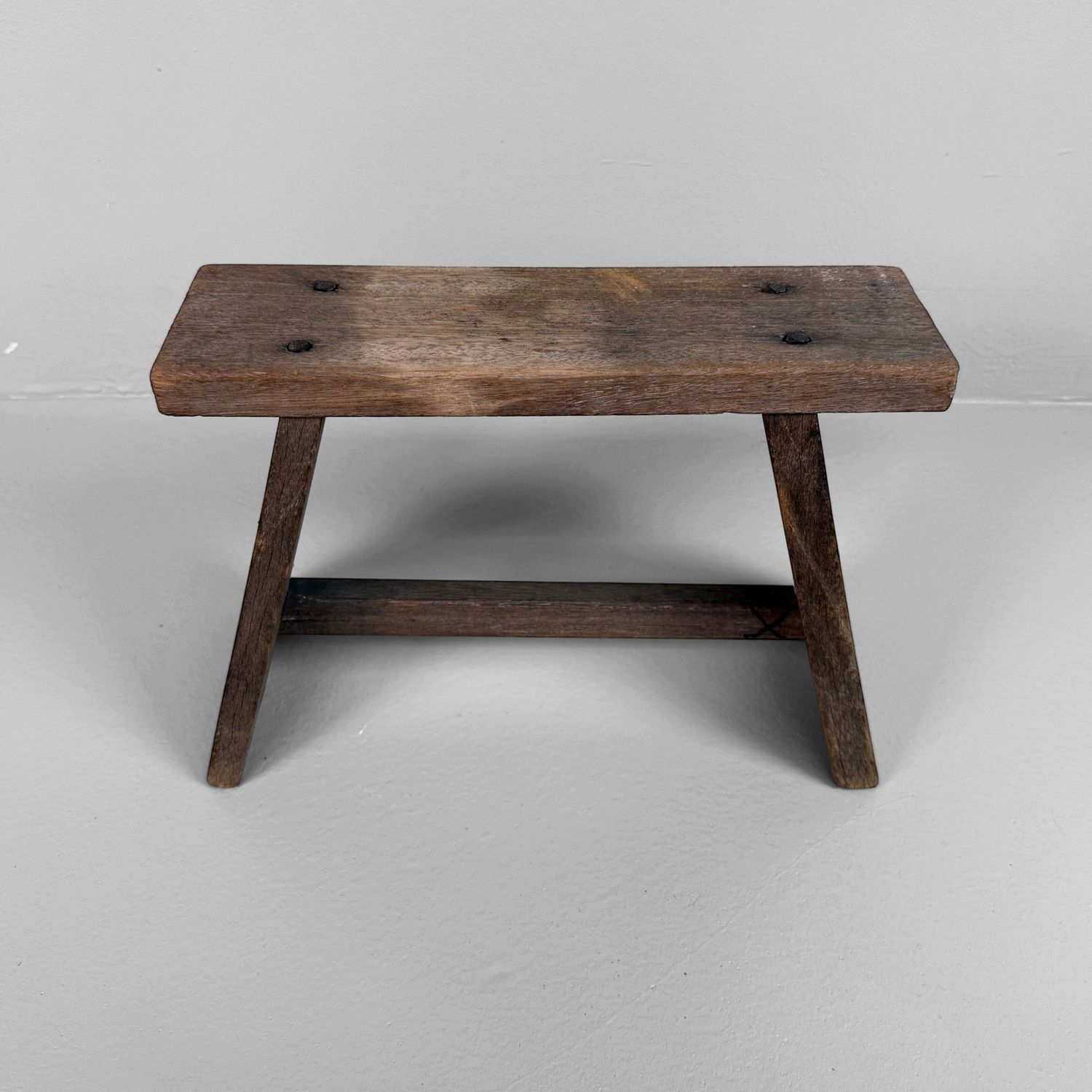 Japanese Wooden Stool, circa 1950–1960