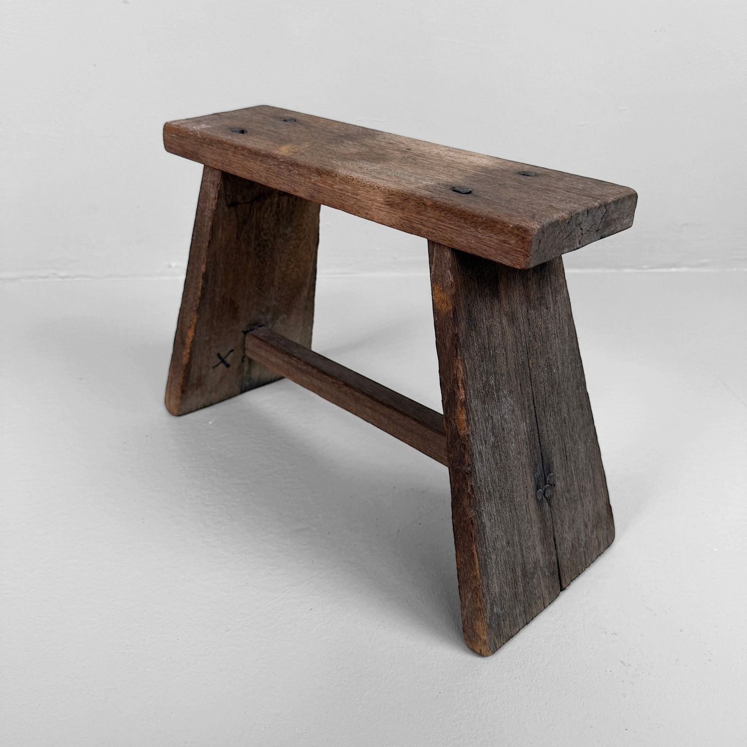 Japanese Wooden Stool, circa 1950–1960