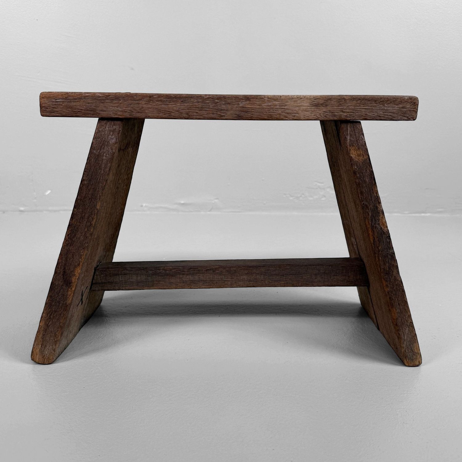 Japanese Wooden Stool, circa 1950–1960