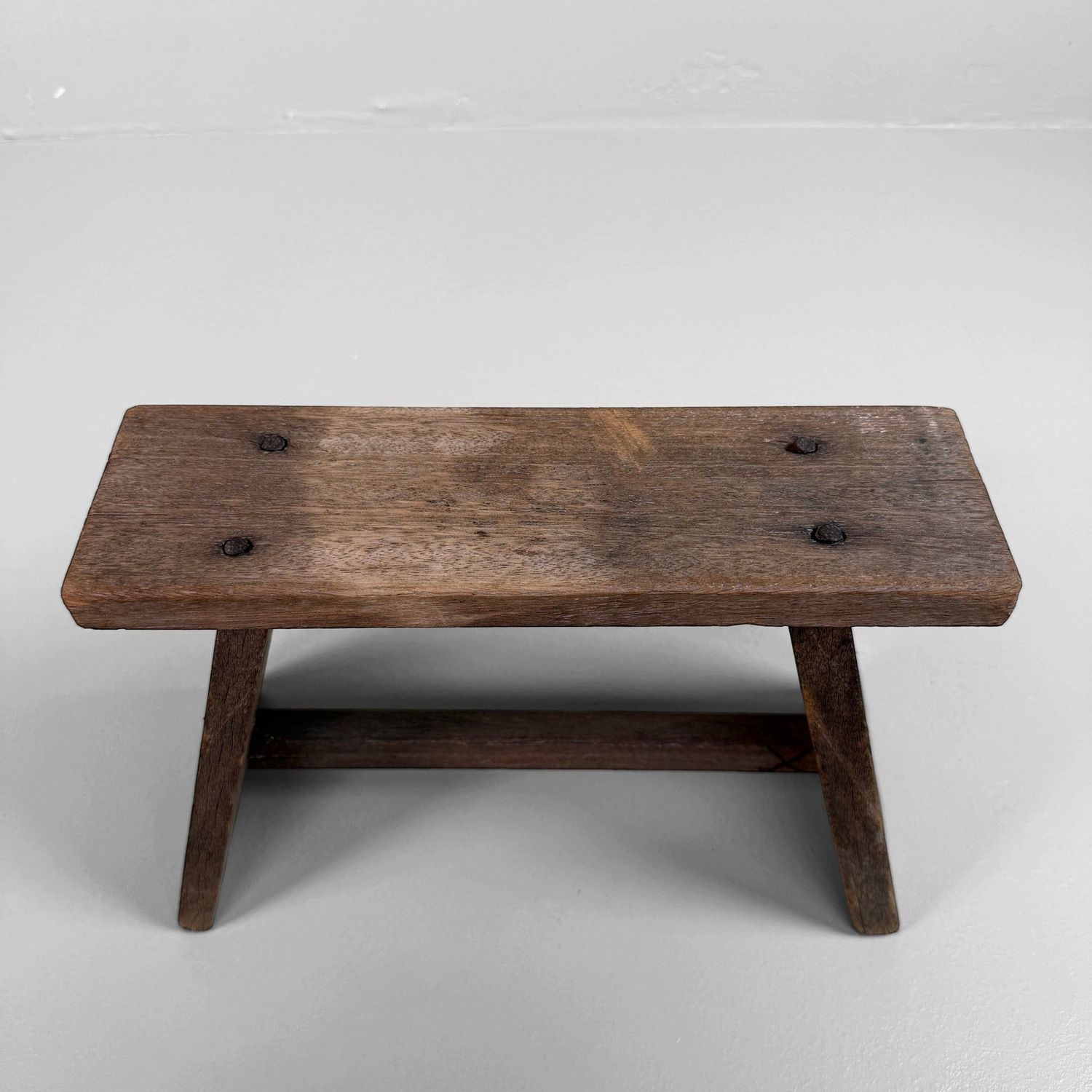 Japanese Wooden Stool, circa 1950–1960