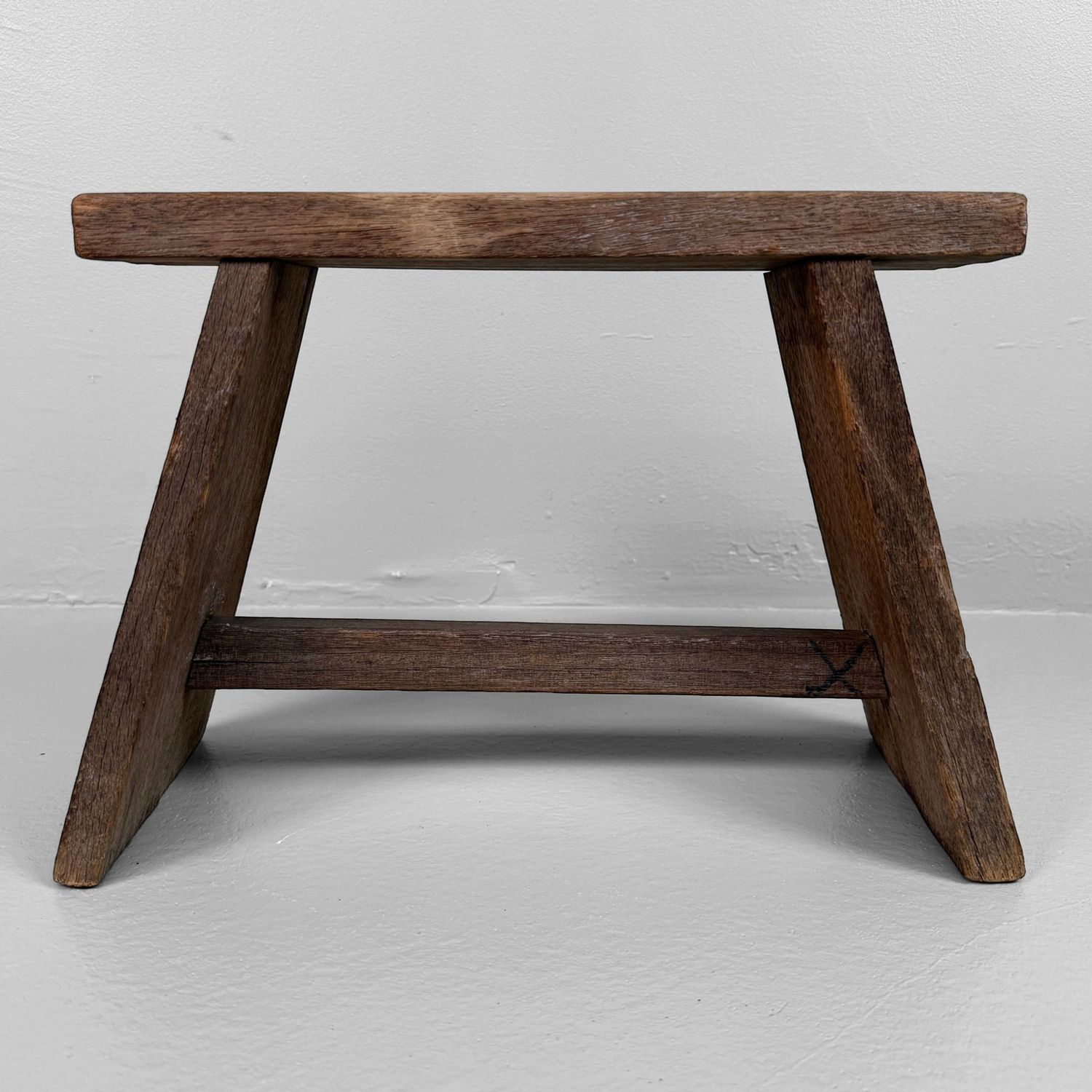 Japanese Wooden Stool, circa 1950–1960