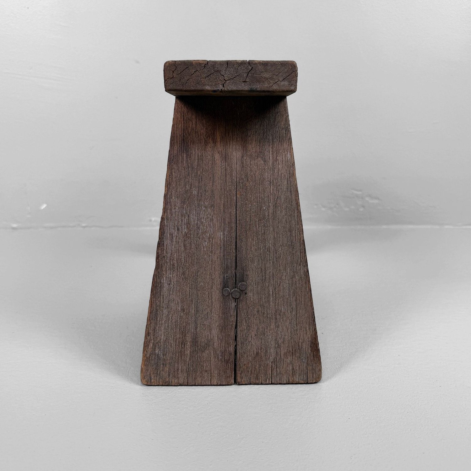 Japanese Wooden Stool, circa 1950–1960
