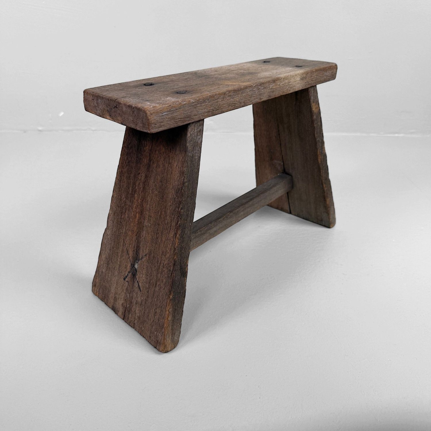 Japanese Wooden Stool, circa 1950–1960
