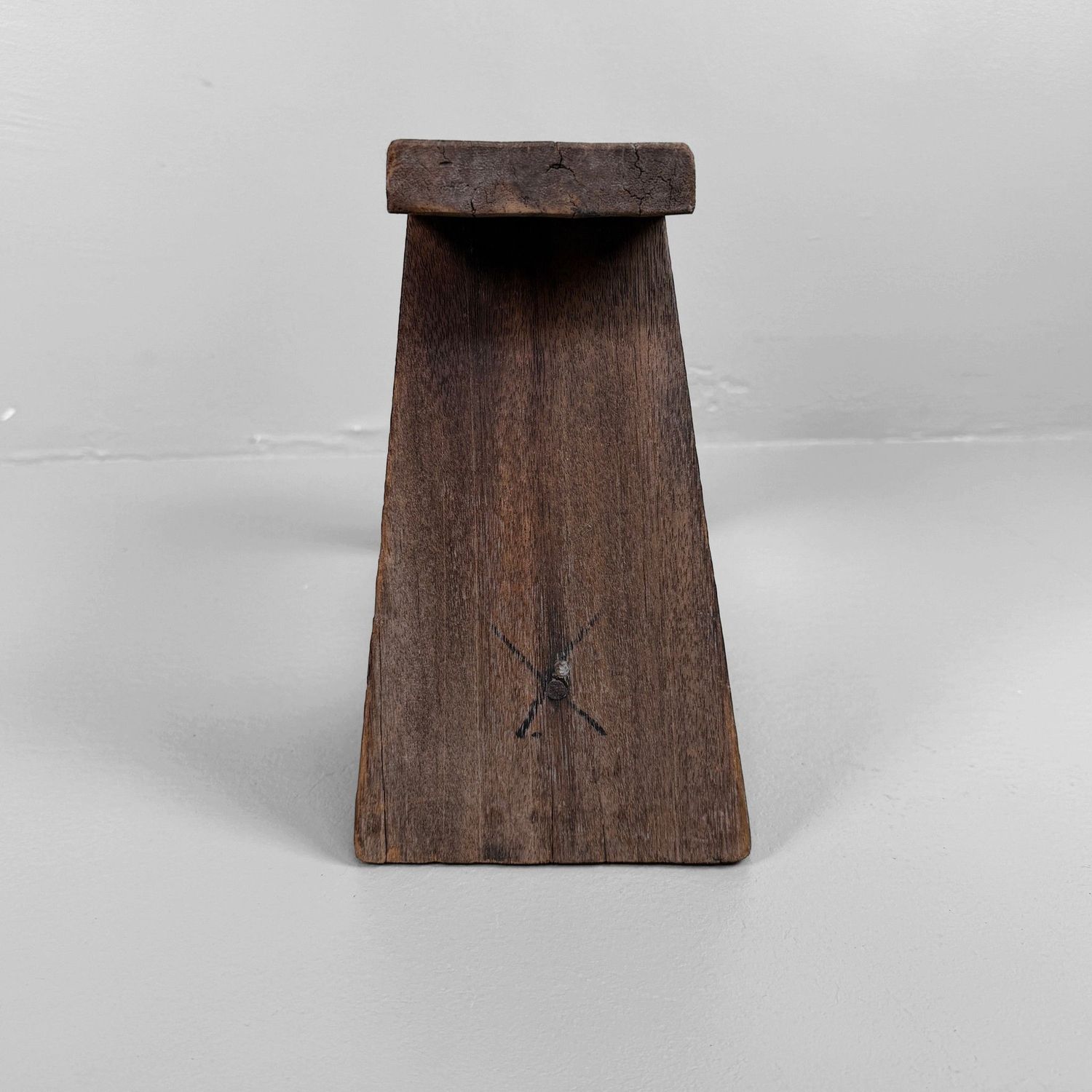 Japanese Wooden Stool, circa 1950–1960