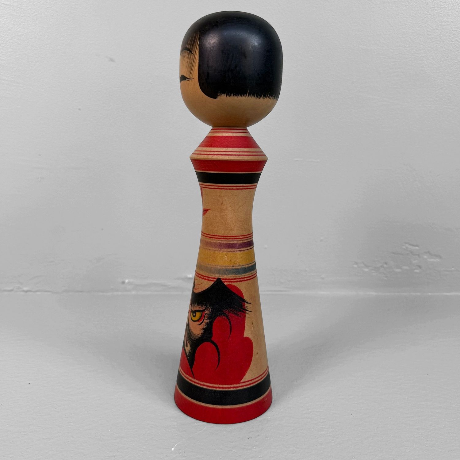 Japanse Kokeshi van Moriharu Kitayama, ca. 1980 Japanse Kokeshi van Moriharu Kitayama, ca. 1980