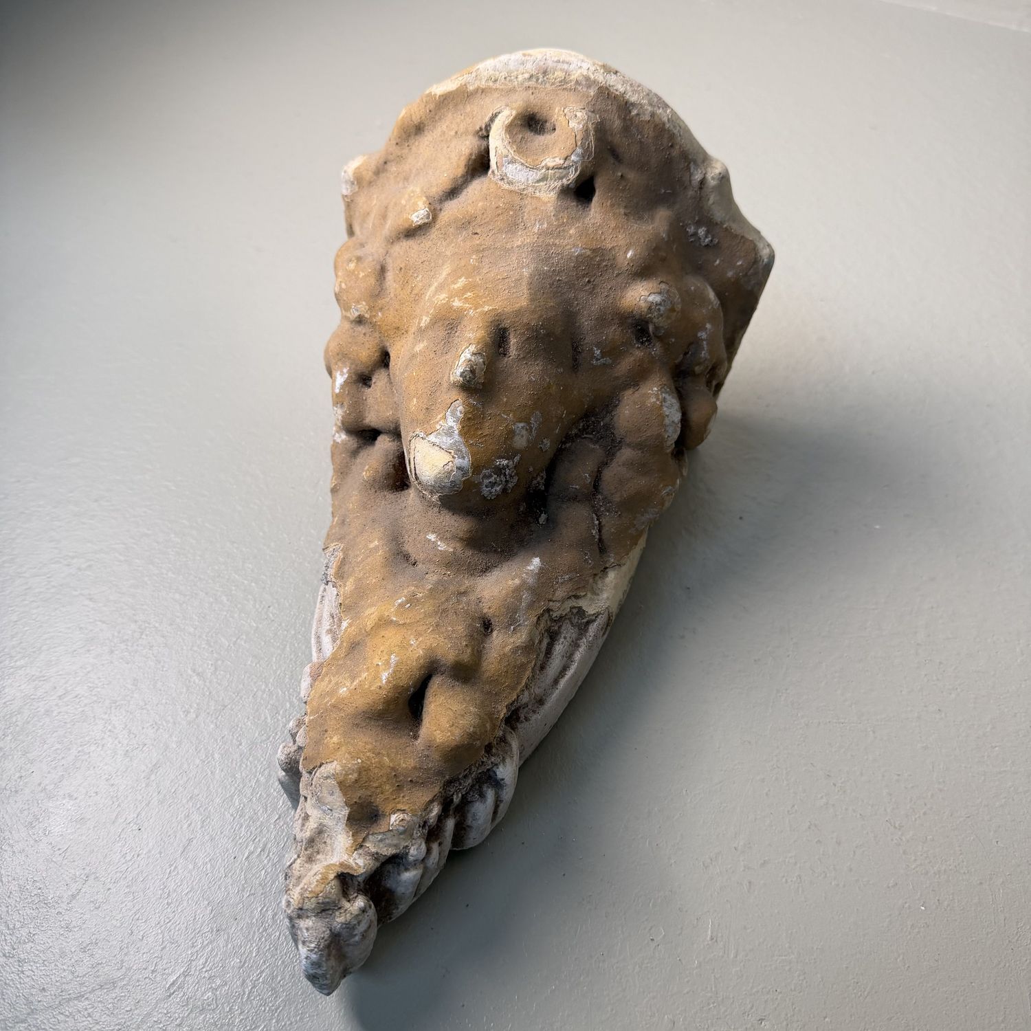 Historic Architectural Ornament with Female Head, c. 1900, Kingdom of Hungary