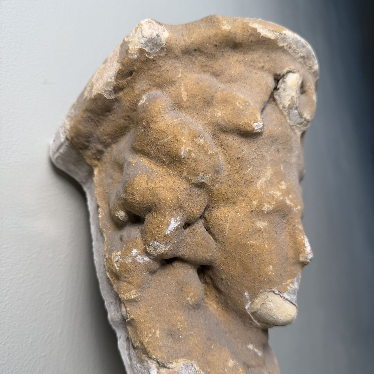 Historic Architectural Ornament with Female Head, c. 1900, Kingdom of Hungary