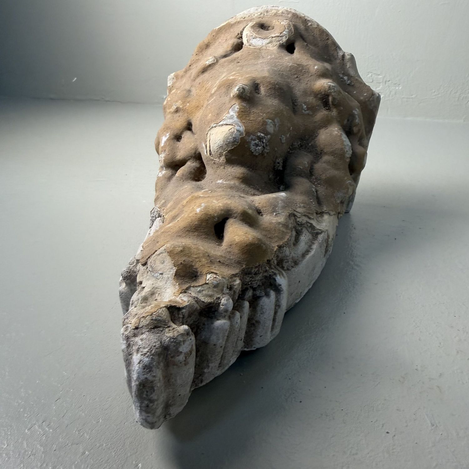 Historic Architectural Ornament with Female Head, c. 1900, Kingdom of Hungary