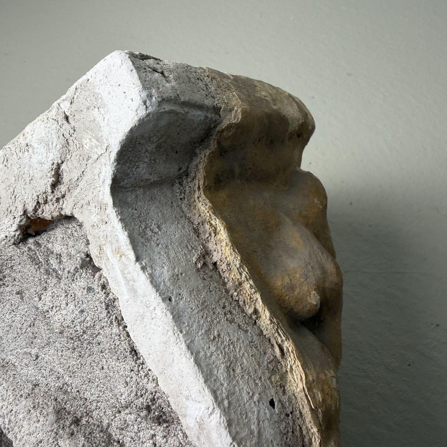 Historic Architectural Ornament with Female Head, c. 1900, Kingdom of Hungary