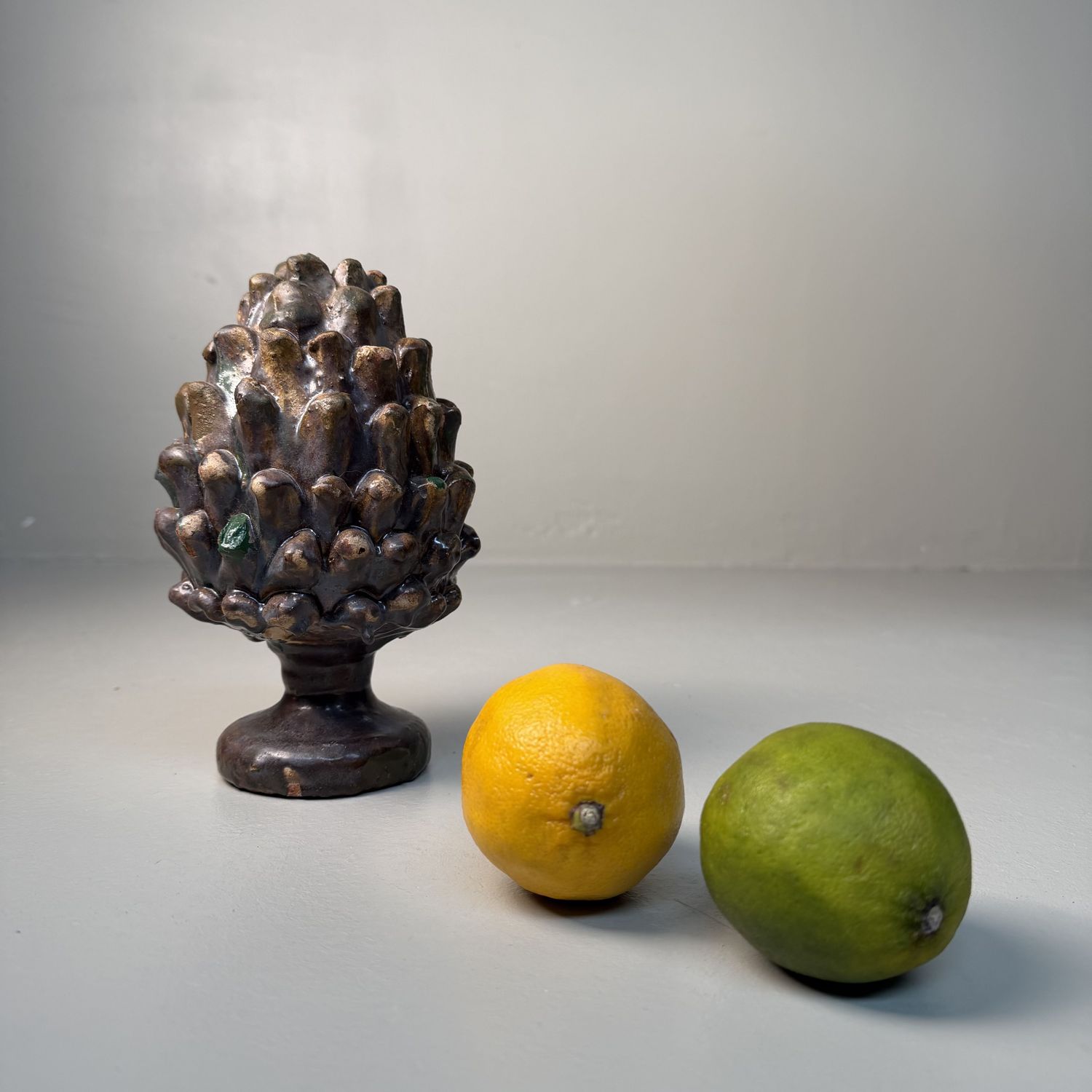 Ceramic Pine Cone by Rocco Condurso, Seminara, Italy