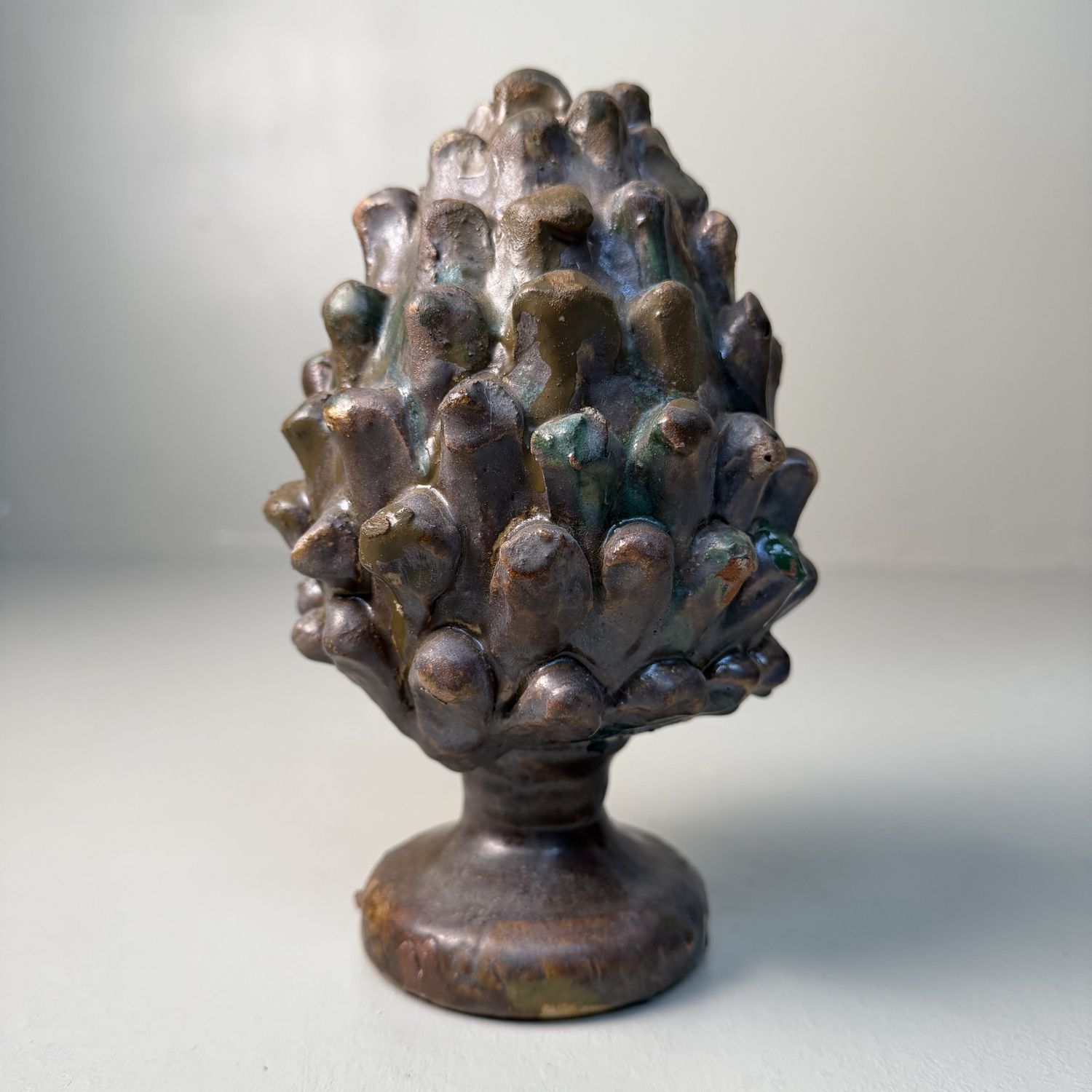 Ceramic Pine Cone by Rocco Condurso, Seminara, Italy