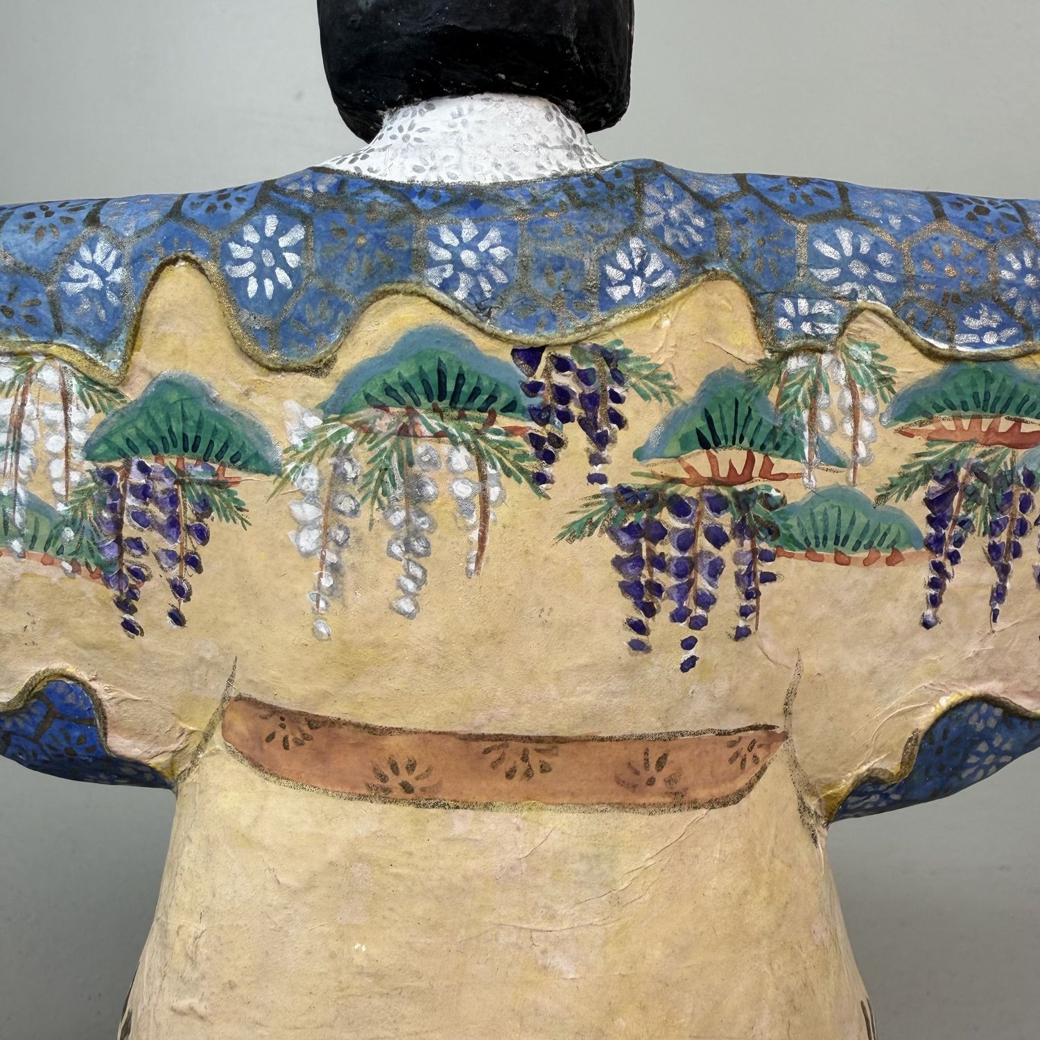 Japanese Tachibina Hina Doll Pair in Papier-mâché – 1959, Japan