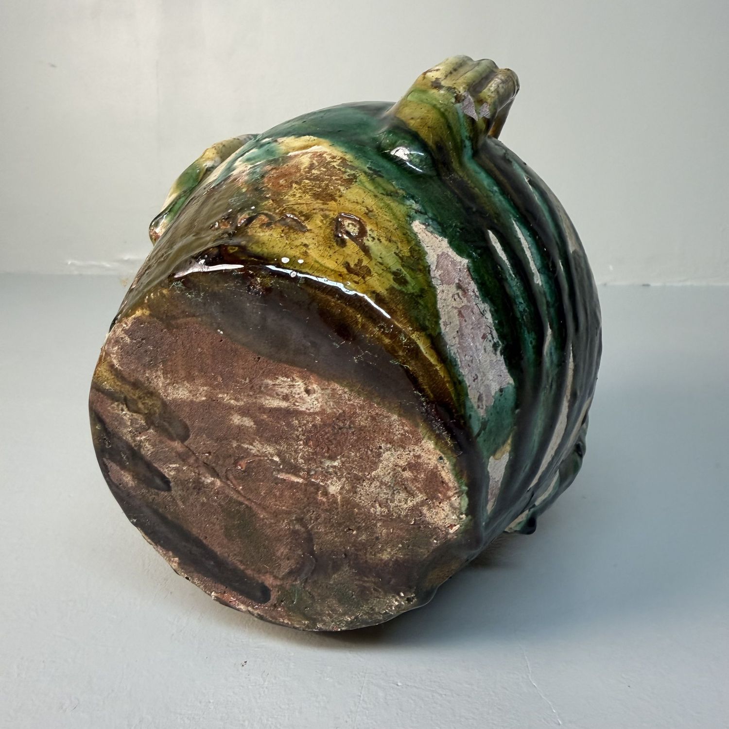 Four-Handled Ceramic Jug Vase by Rocco Condurso, Seminara, Calabria, Italy