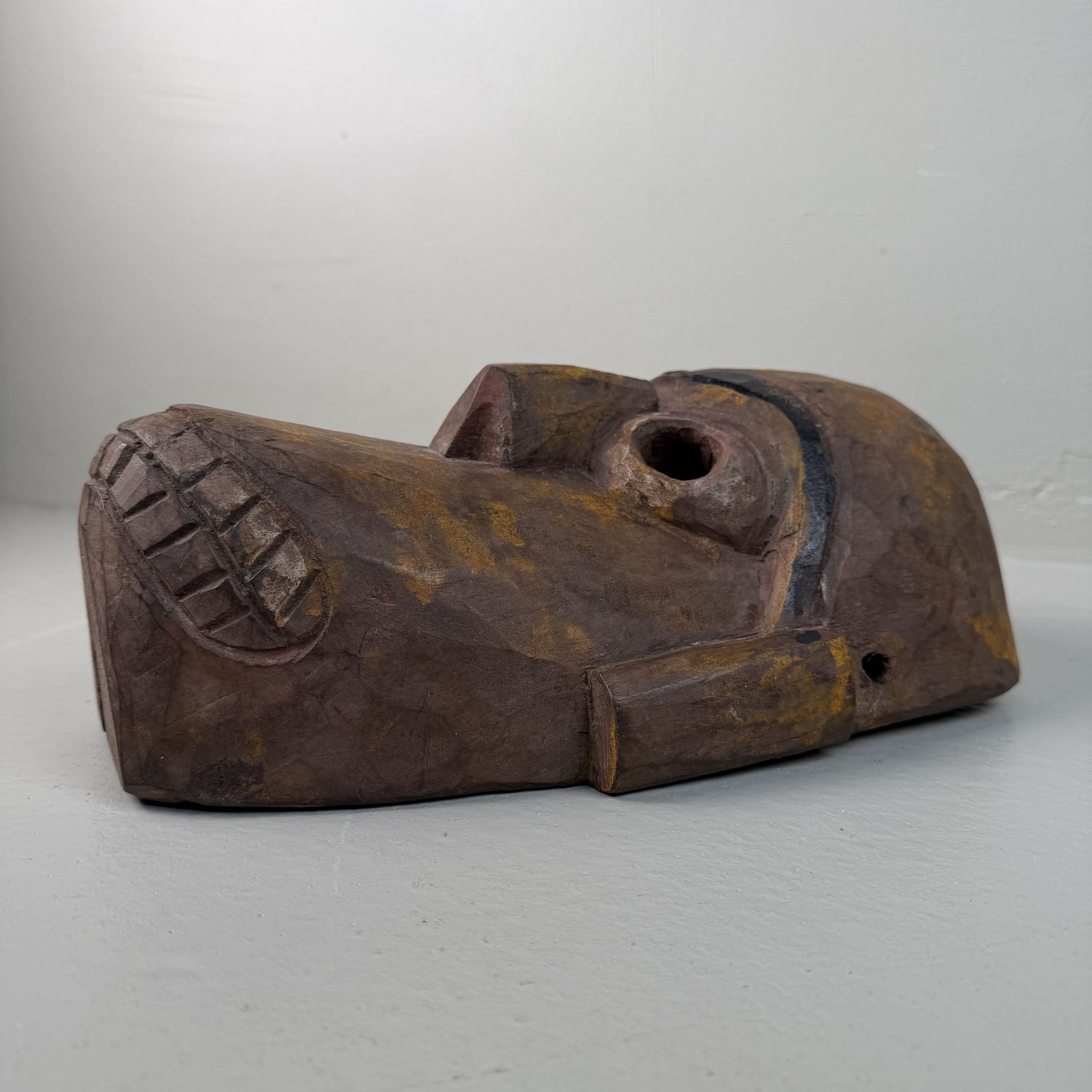 Set of Three Hand-Carved Hanuman Monkey Masks – 1950s–1960s, Nepal
