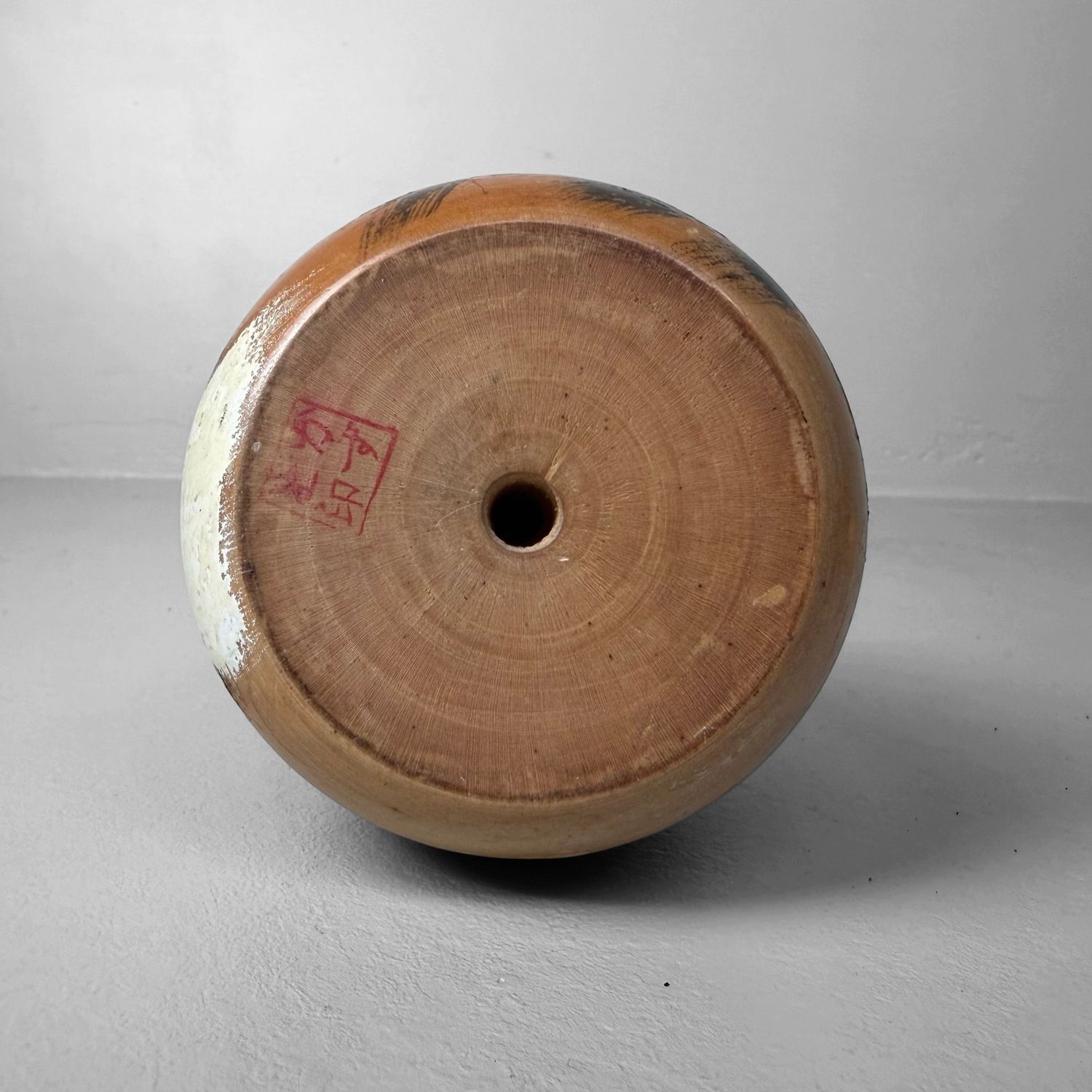 Wooden Daruma by Kazuo Takamizawa, 1970s, Japan
