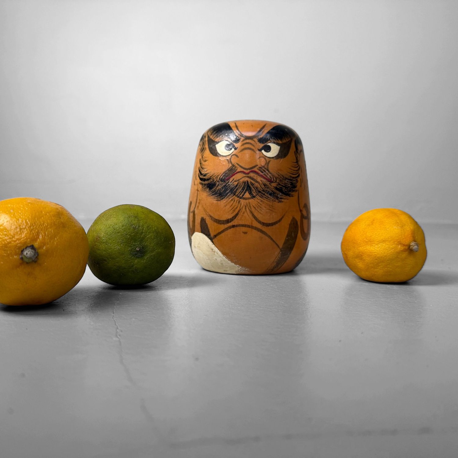 Wooden Daruma by Kazuo Takamizawa, 1970s, Japan
