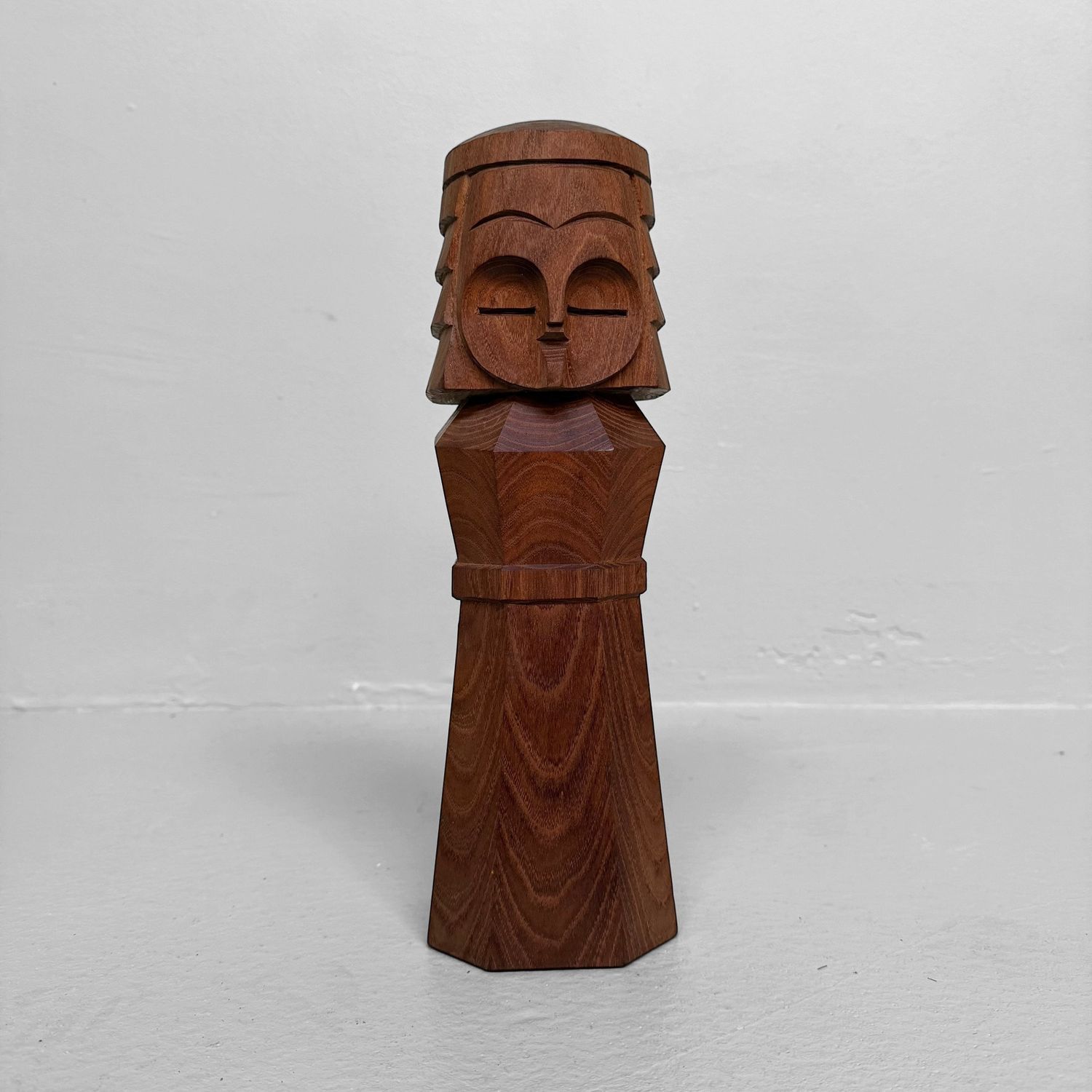 ​Nipopo Doll in Solid Wood, 1970s–1980s, Japan
