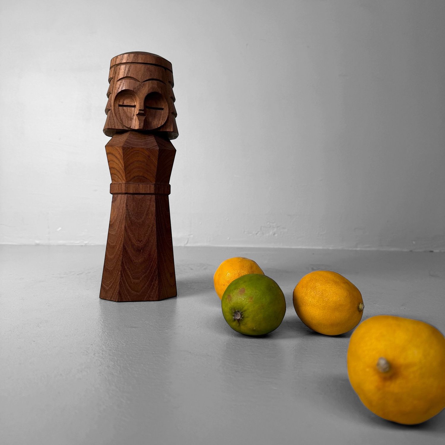 ​Nipopo Doll in Solid Wood, 1970s–1980s, Japan