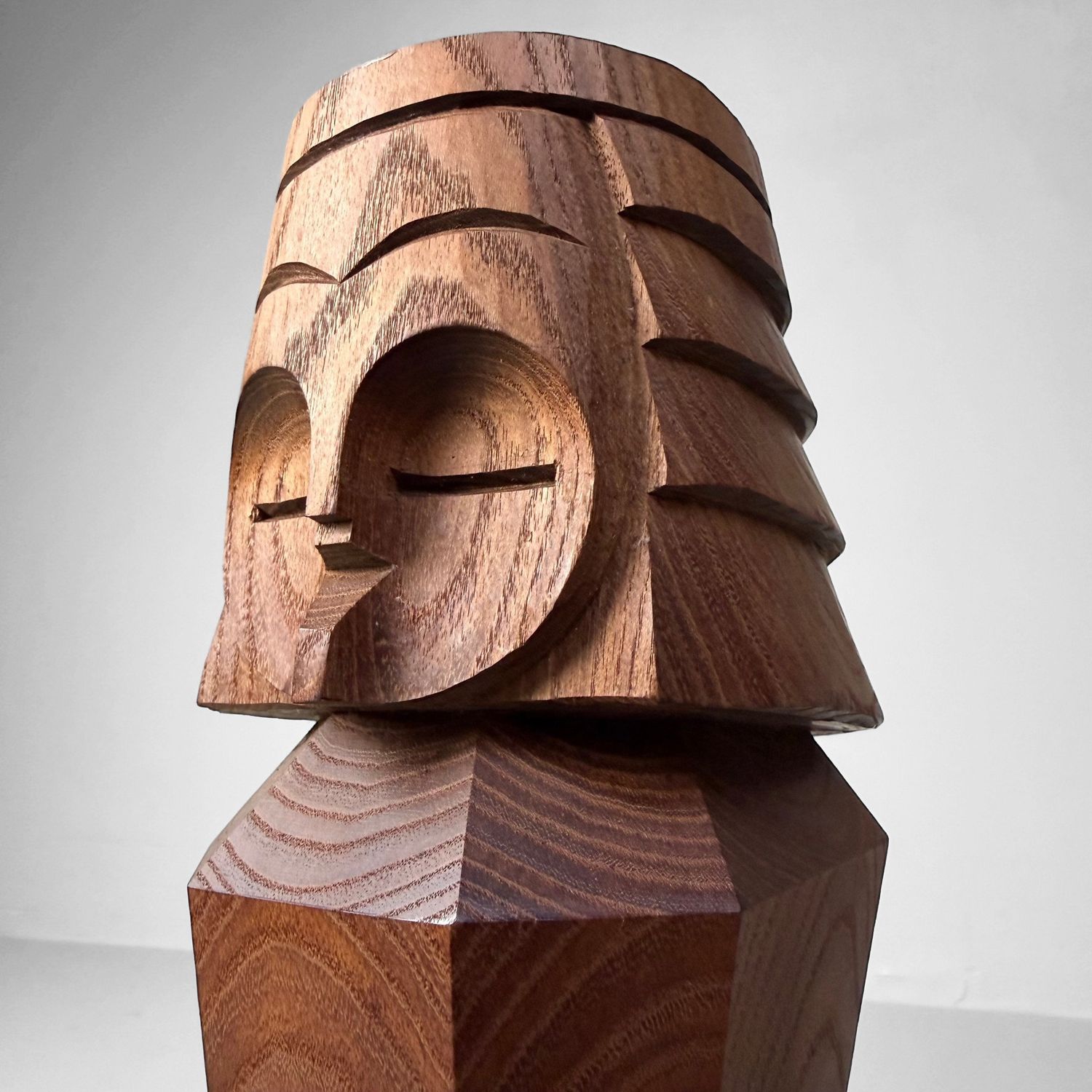 ​Nipopo Doll in Solid Wood, 1970s–1980s, Japan