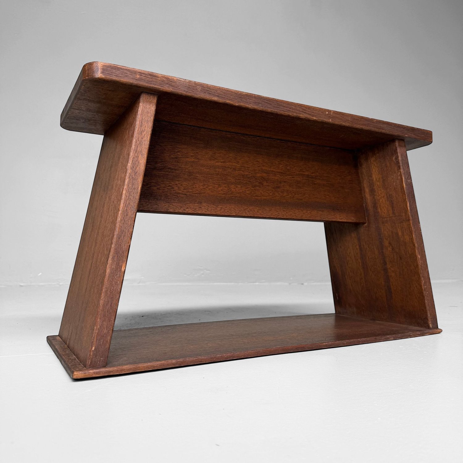 Houten Fumidai, Vintage Opstapje, 1950s, Japan Houten Fumidai, Vintage Opstapje, 1950s, Japan